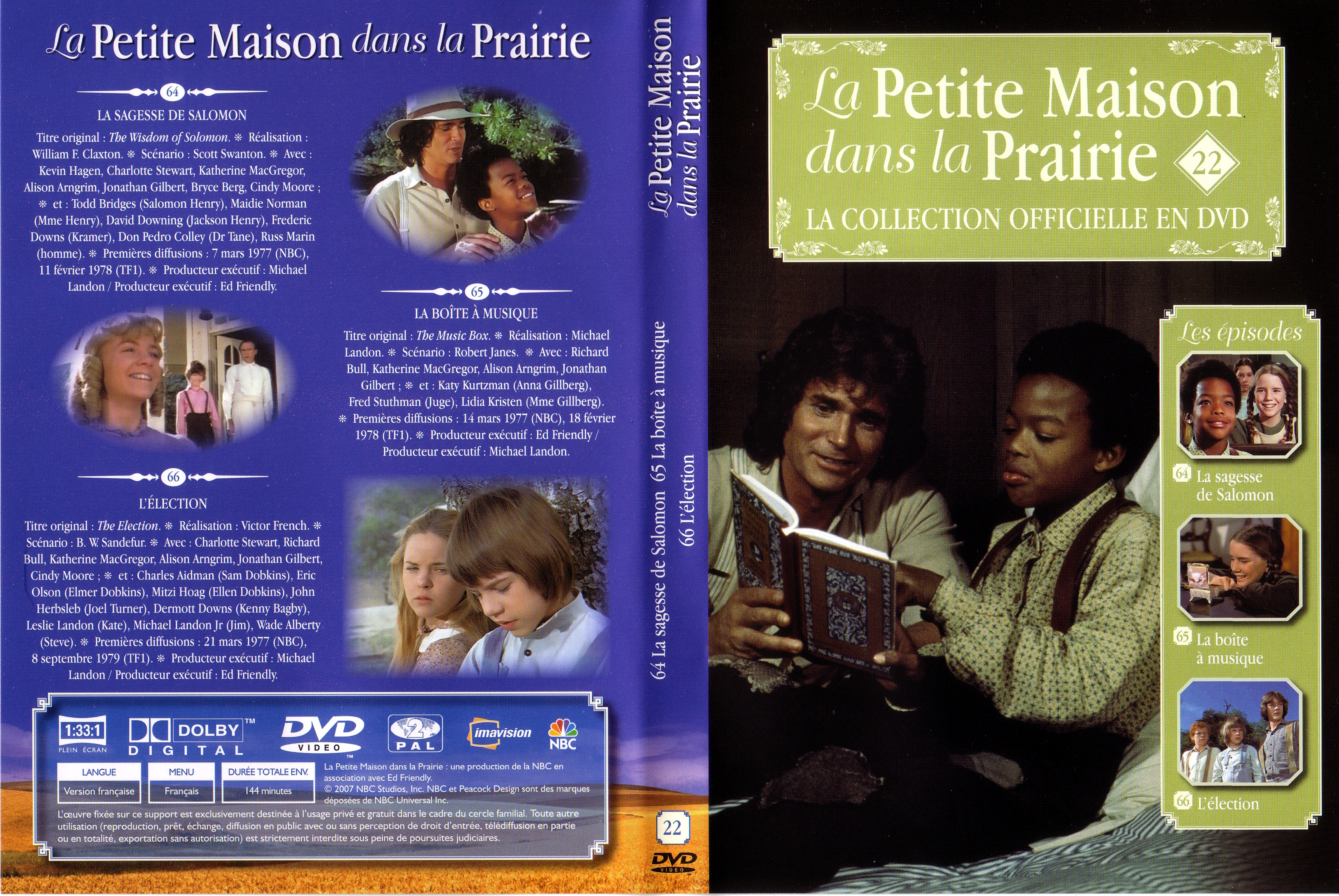 Jaquette DVD La petite maison dans la prairie La Collection vol 22