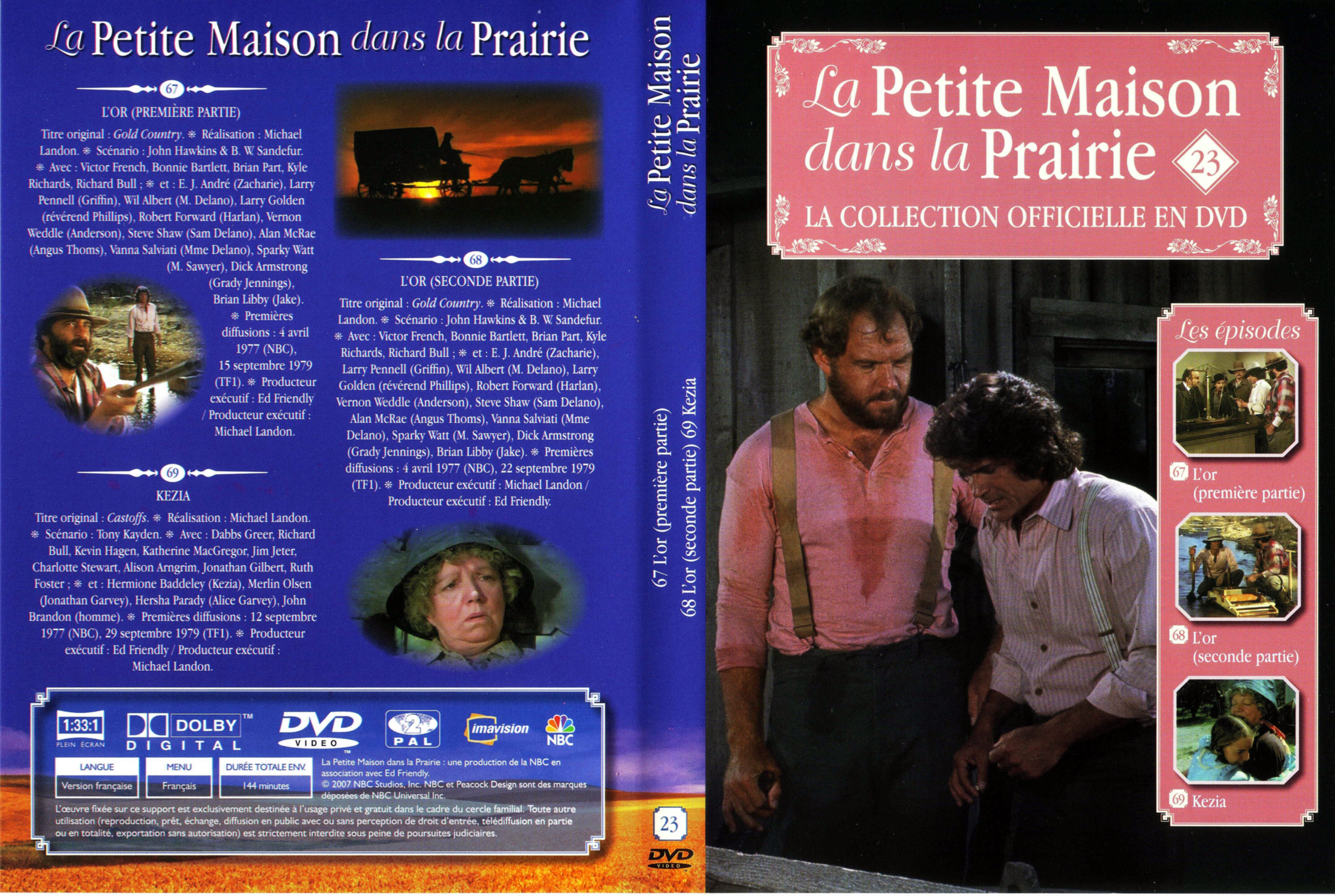 Jaquette DVD La petite maison dans la prairie La Collection vol 23