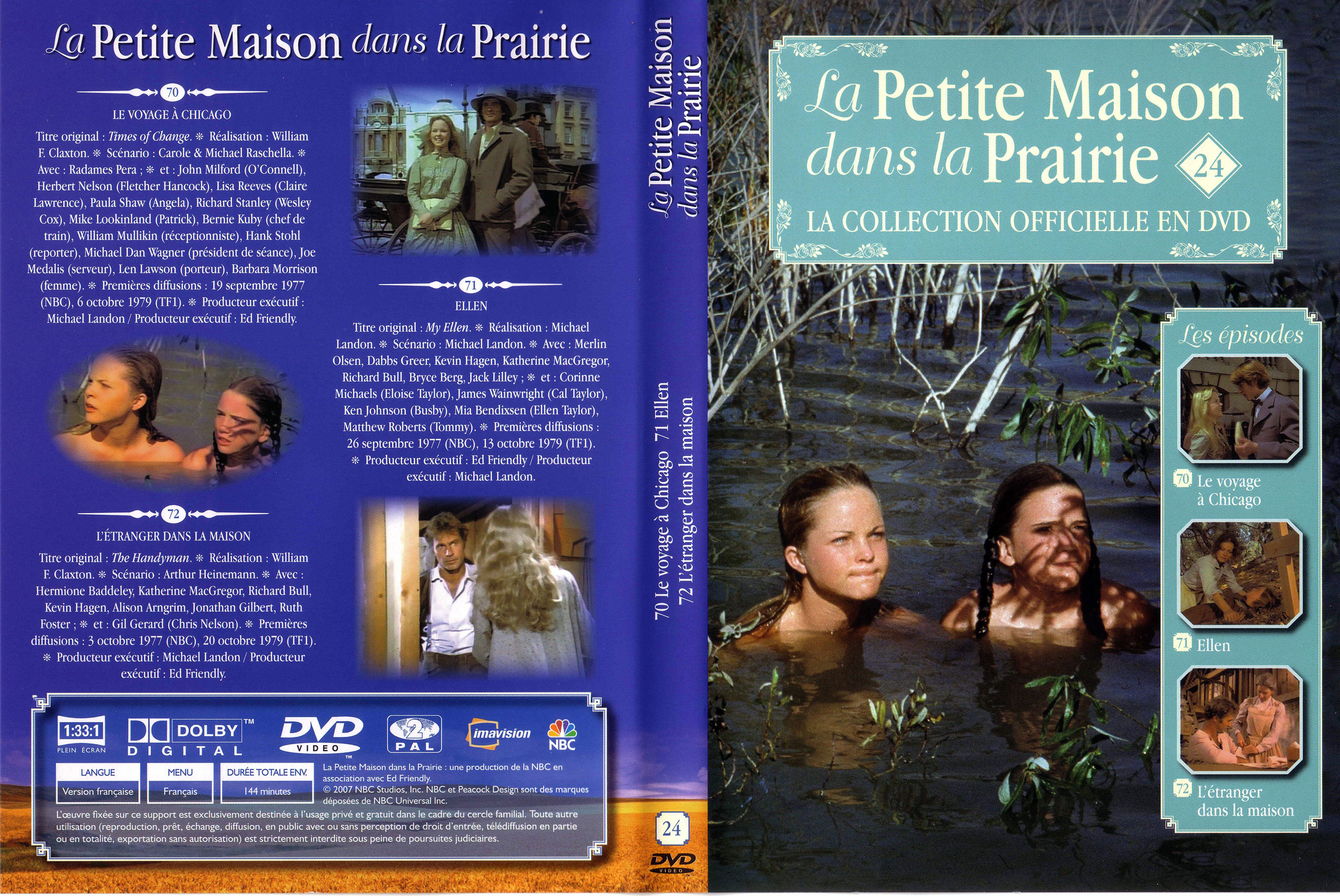 Jaquette DVD La petite maison dans la prairie La Collection vol 24