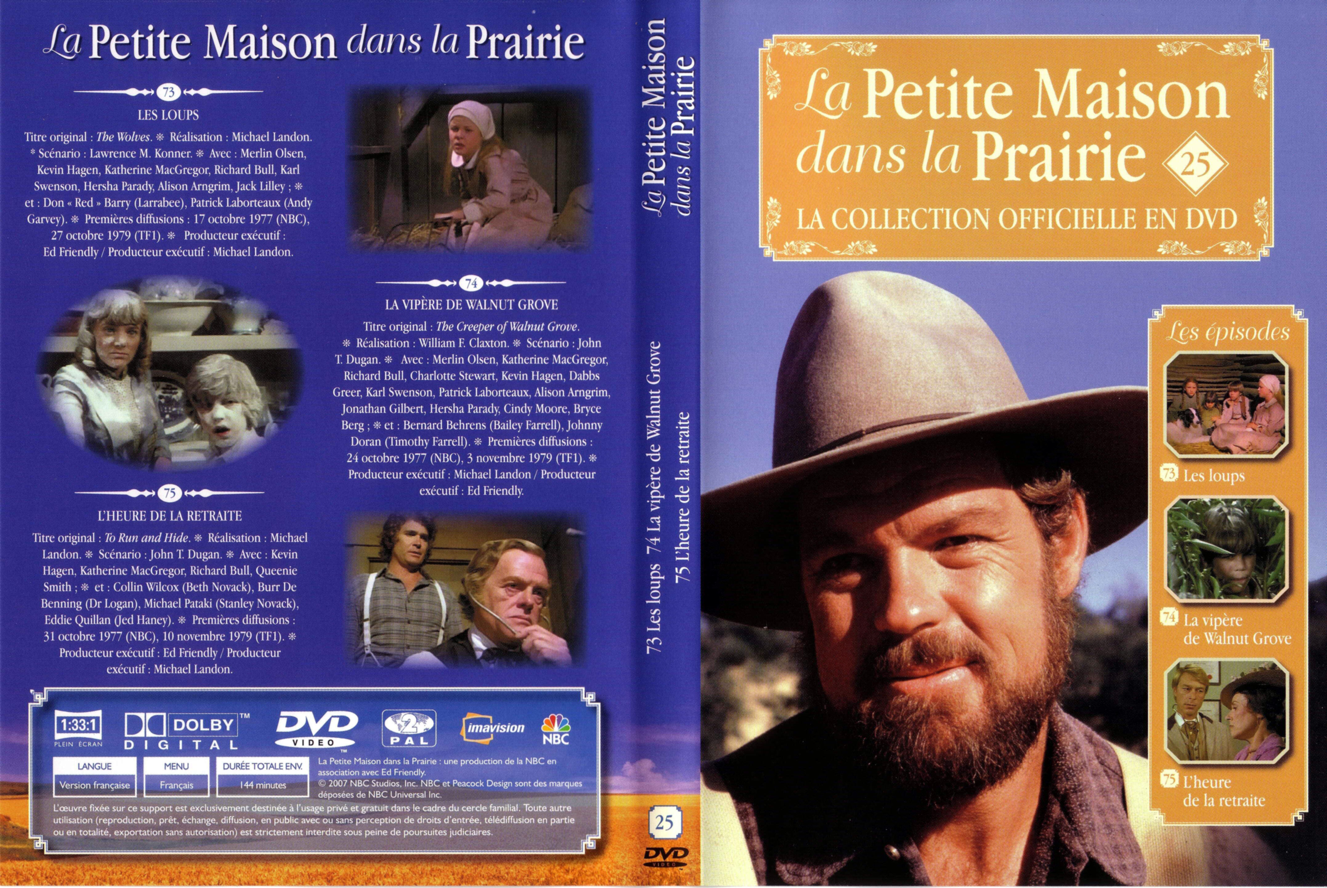 Jaquette DVD La petite maison dans la prairie La Collection vol 25