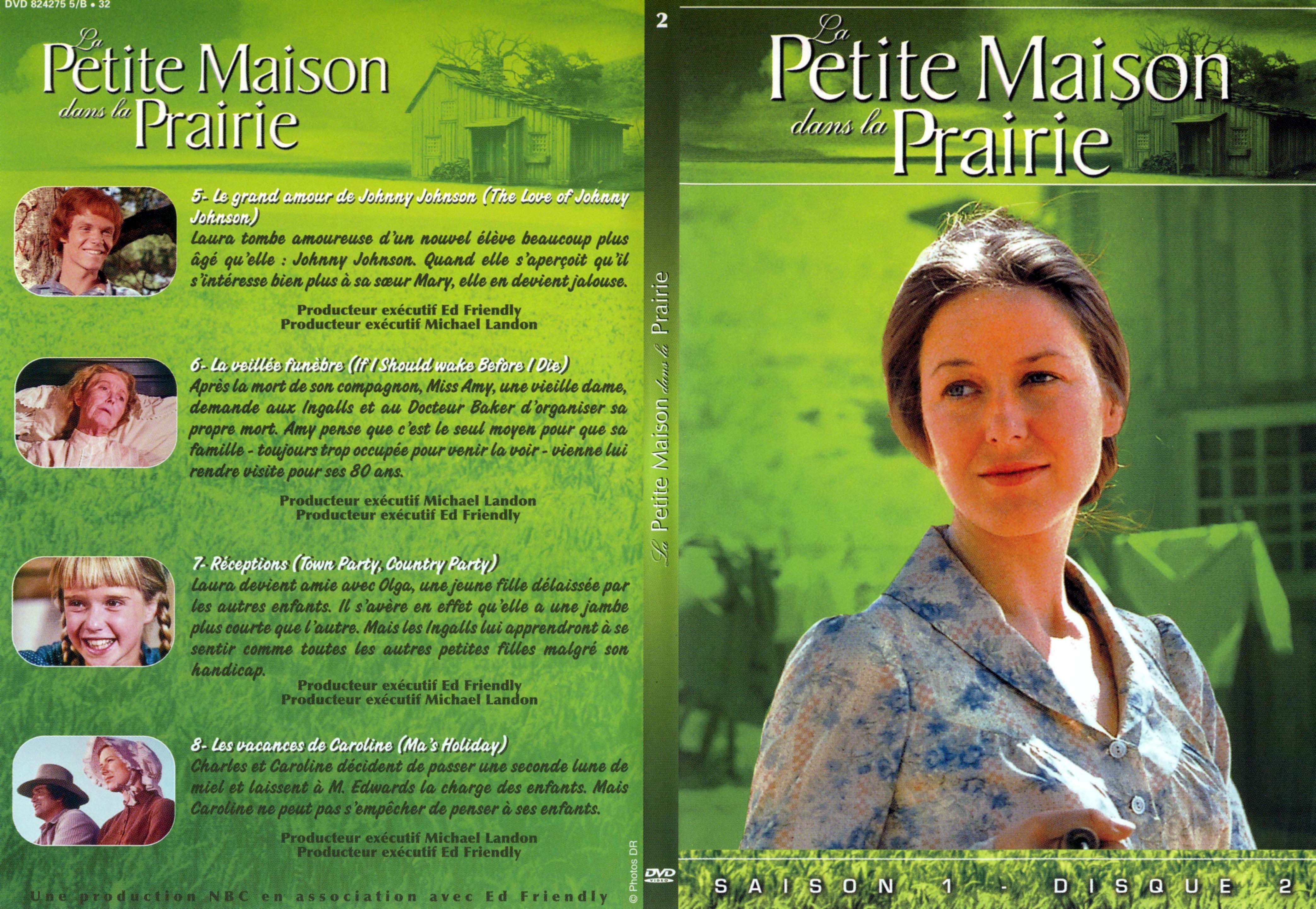 Jaquette DVD La petite maison dans la prairie Saison 1 vol 2