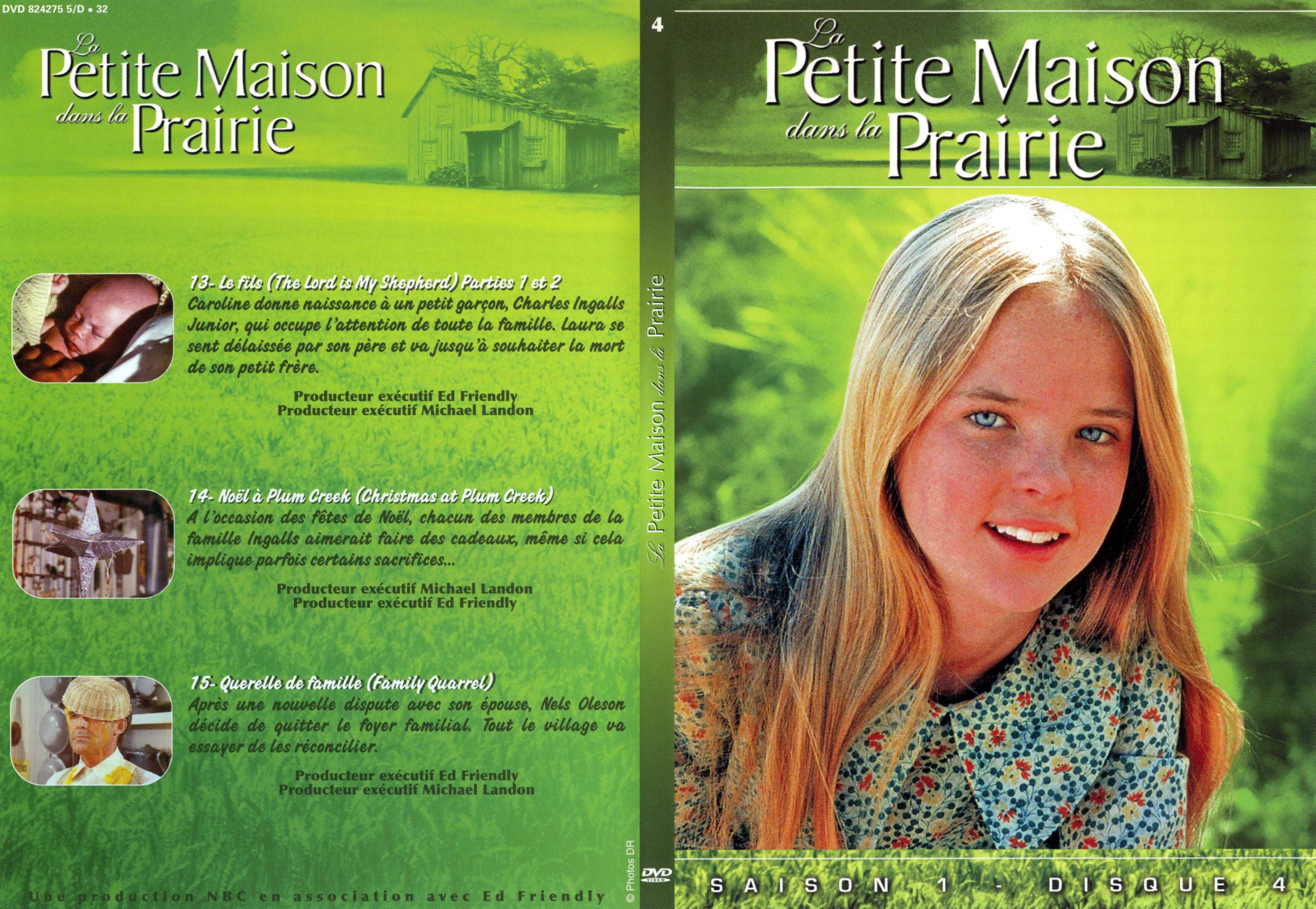 Jaquette DVD La petite maison dans la prairie Saison 1 vol 4