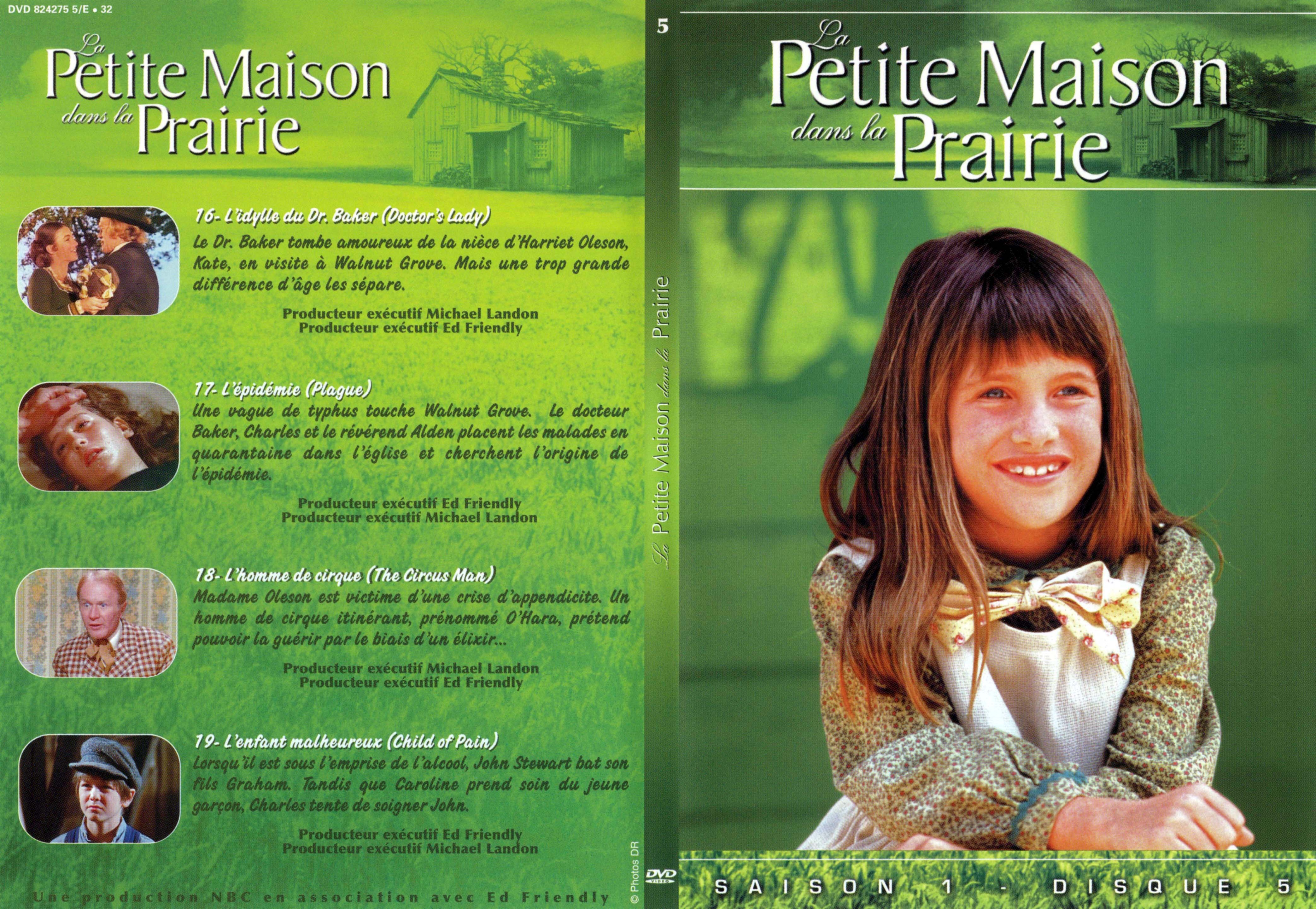 Jaquette DVD La petite maison dans la prairie Saison 1 vol 5