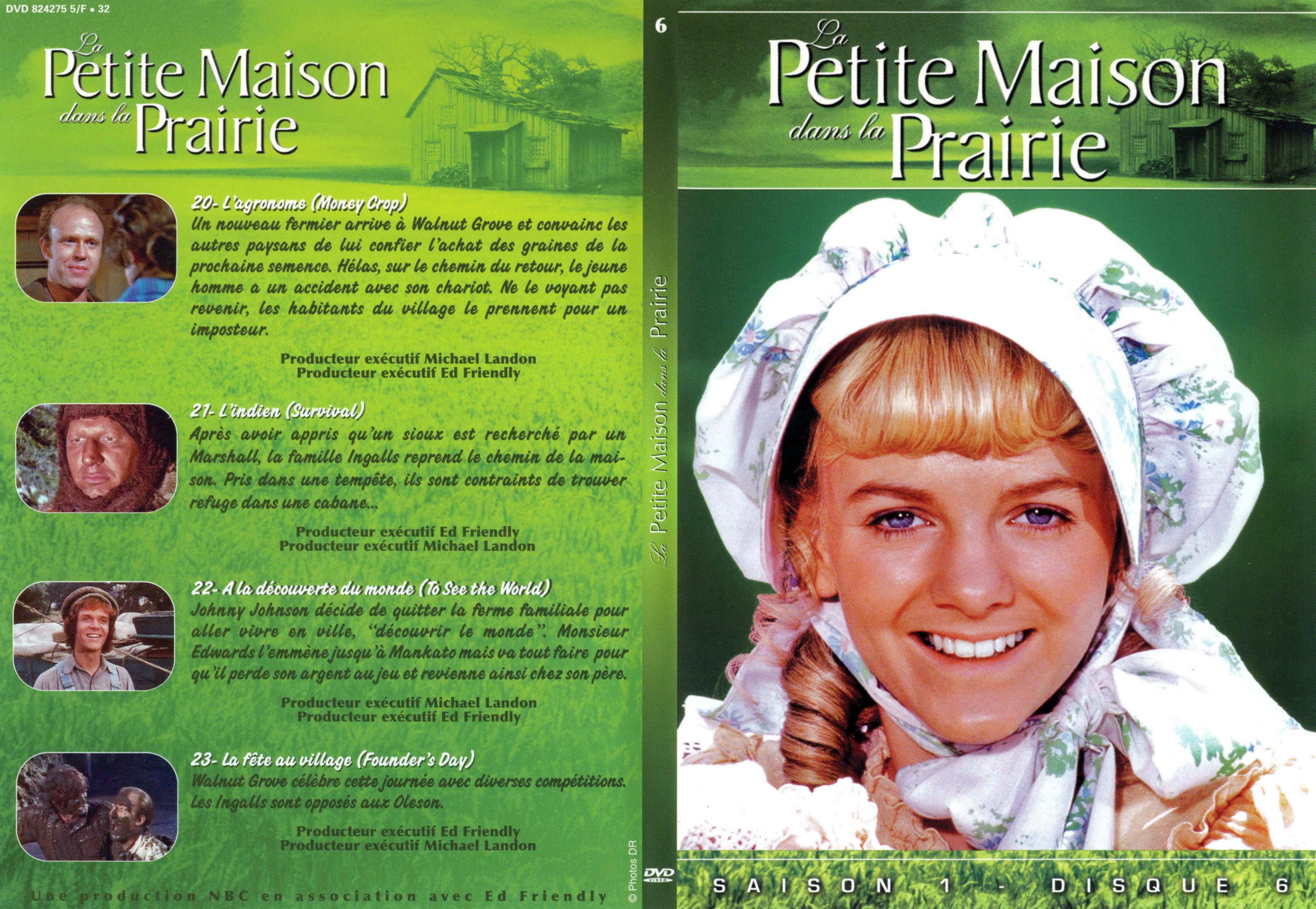 Jaquette DVD La petite maison dans la prairie Saison 1 vol 6