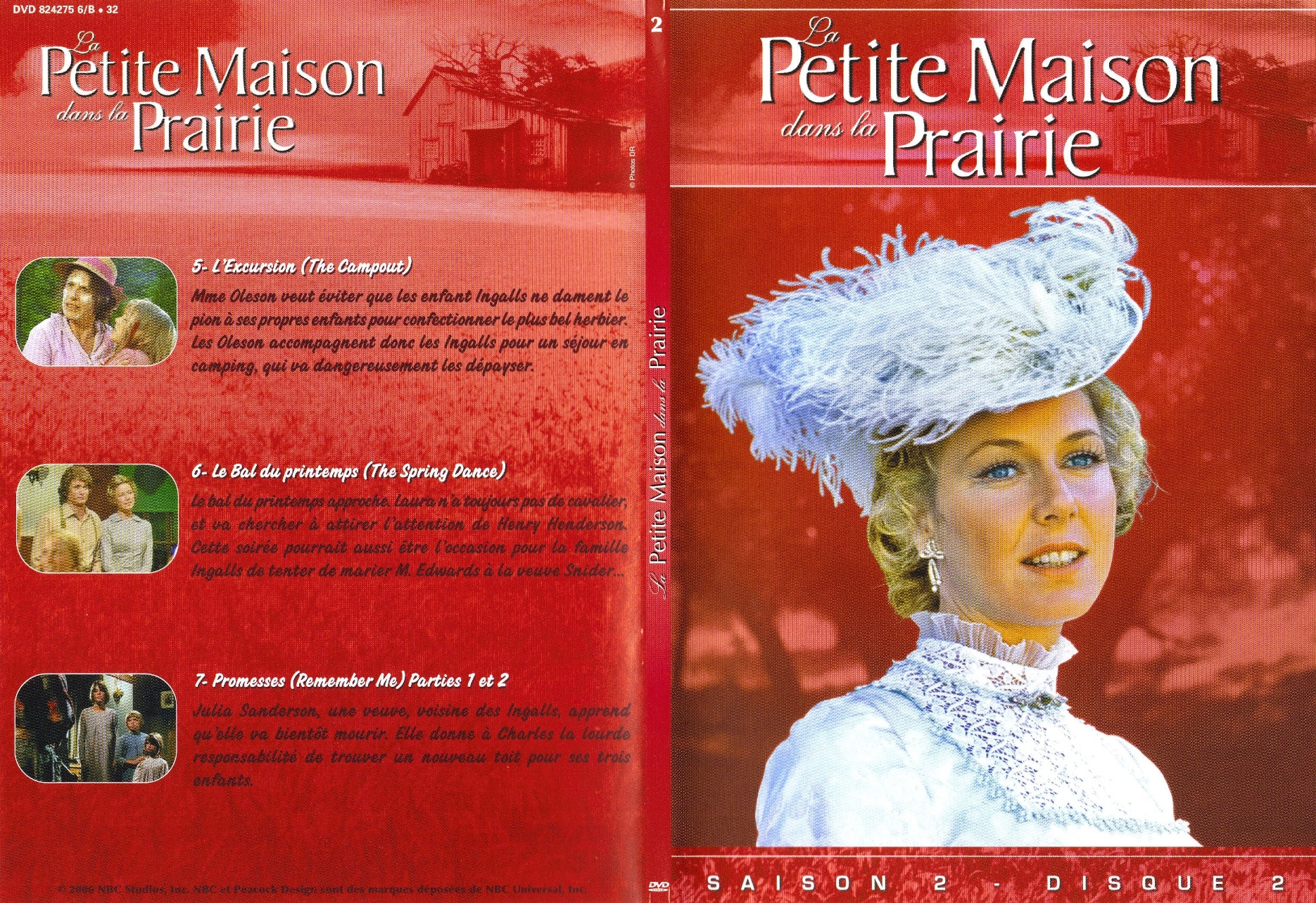 Jaquette DVD La petite maison dans la prairie Saison 2 vol 2