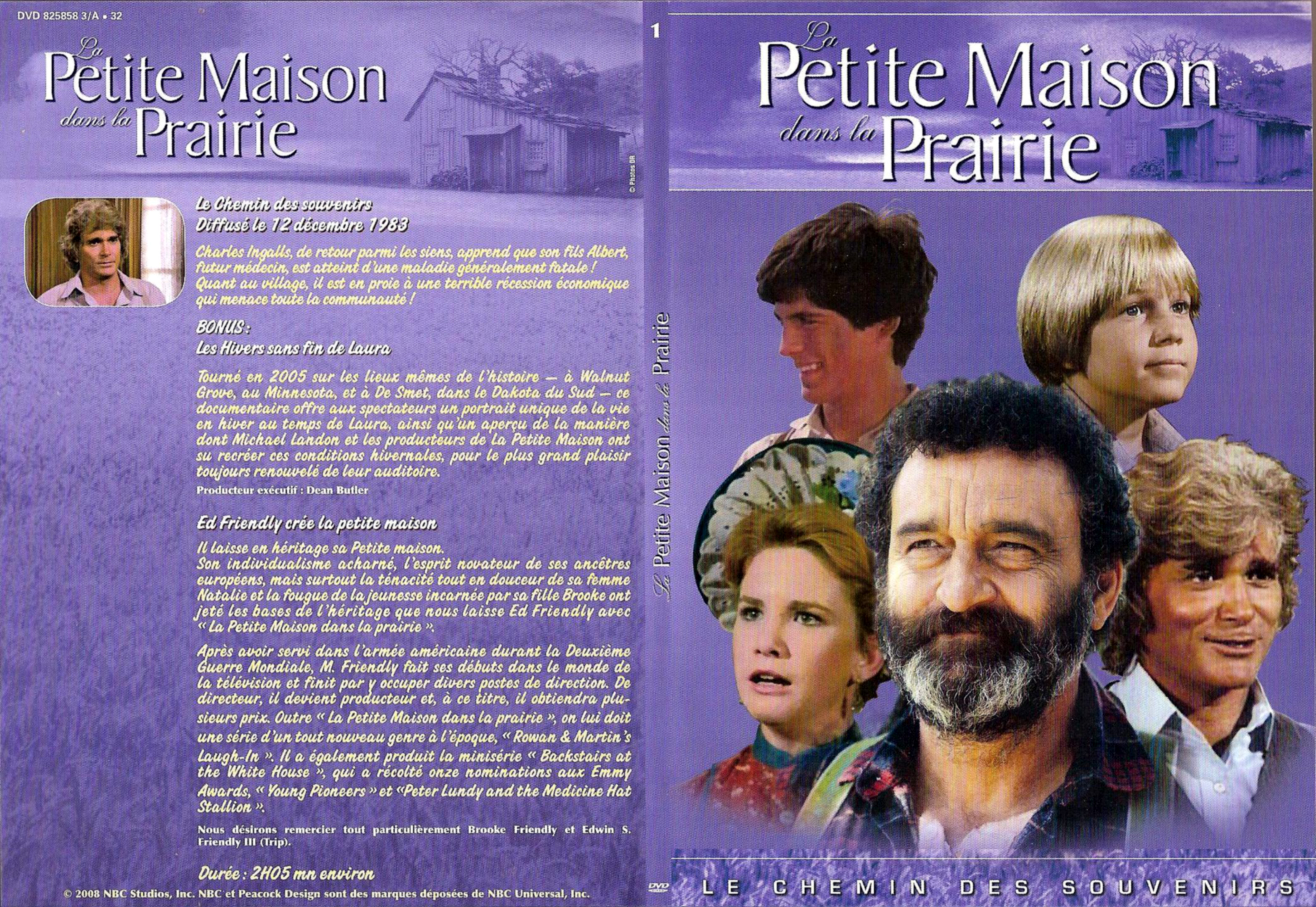 Jaquette DVD La petite maison dans la prairie Telefilms DVD 1