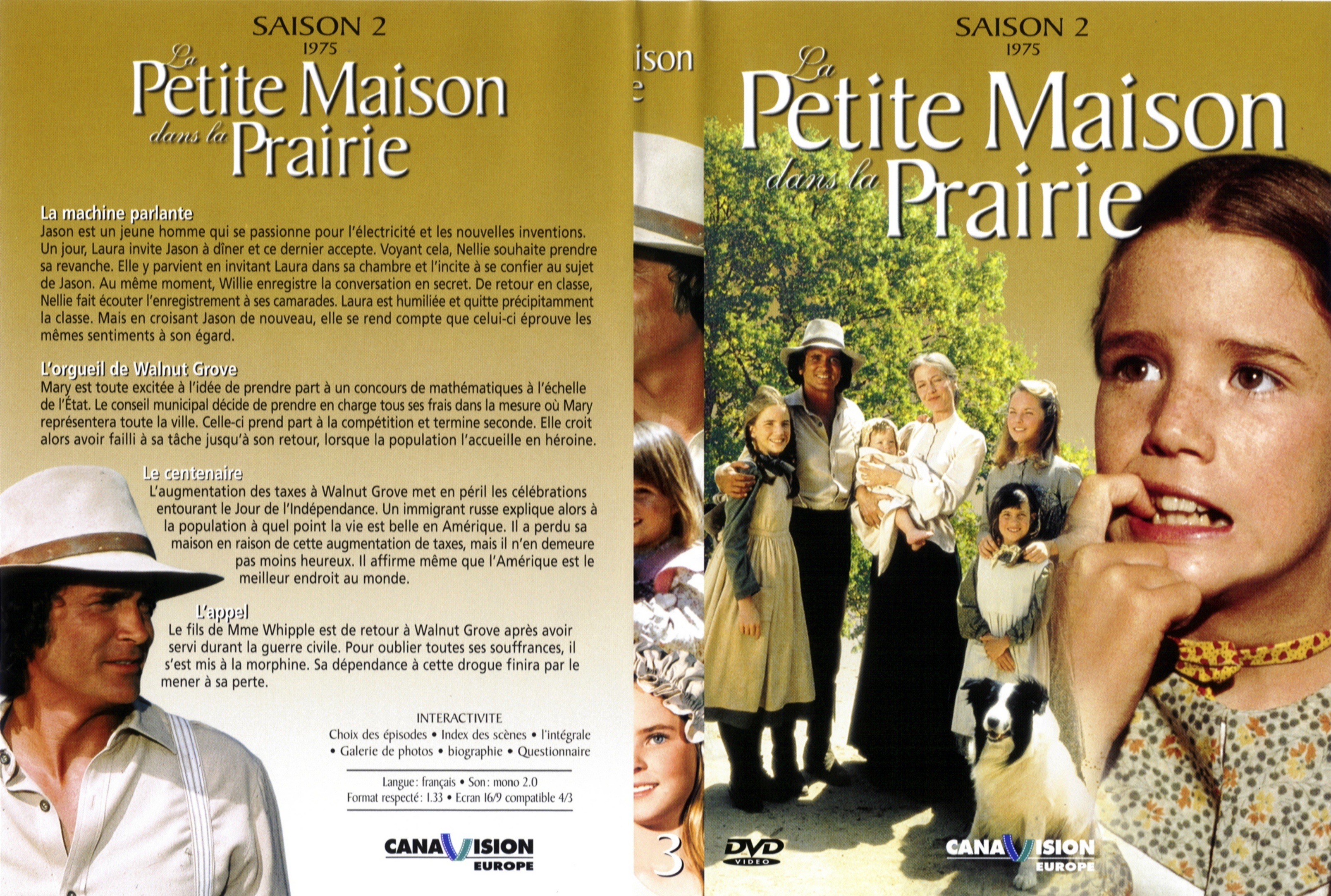 Jaquette DVD La petite maison dans la prairie saison 2 DVD 3