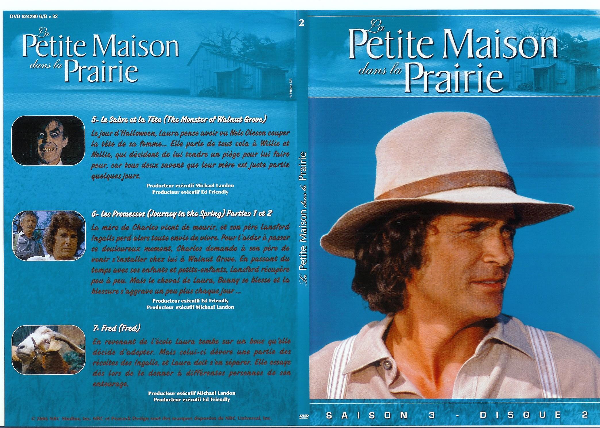 Jaquette DVD La petite maison dans la prairie saison 3 vol 2