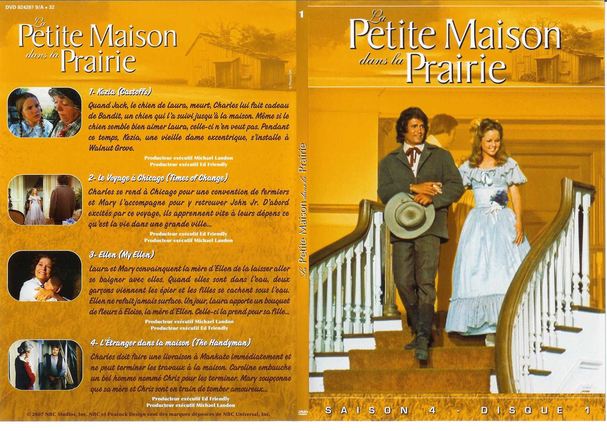 Jaquette DVD La petite maison dans la prairie saison 4 vol 1