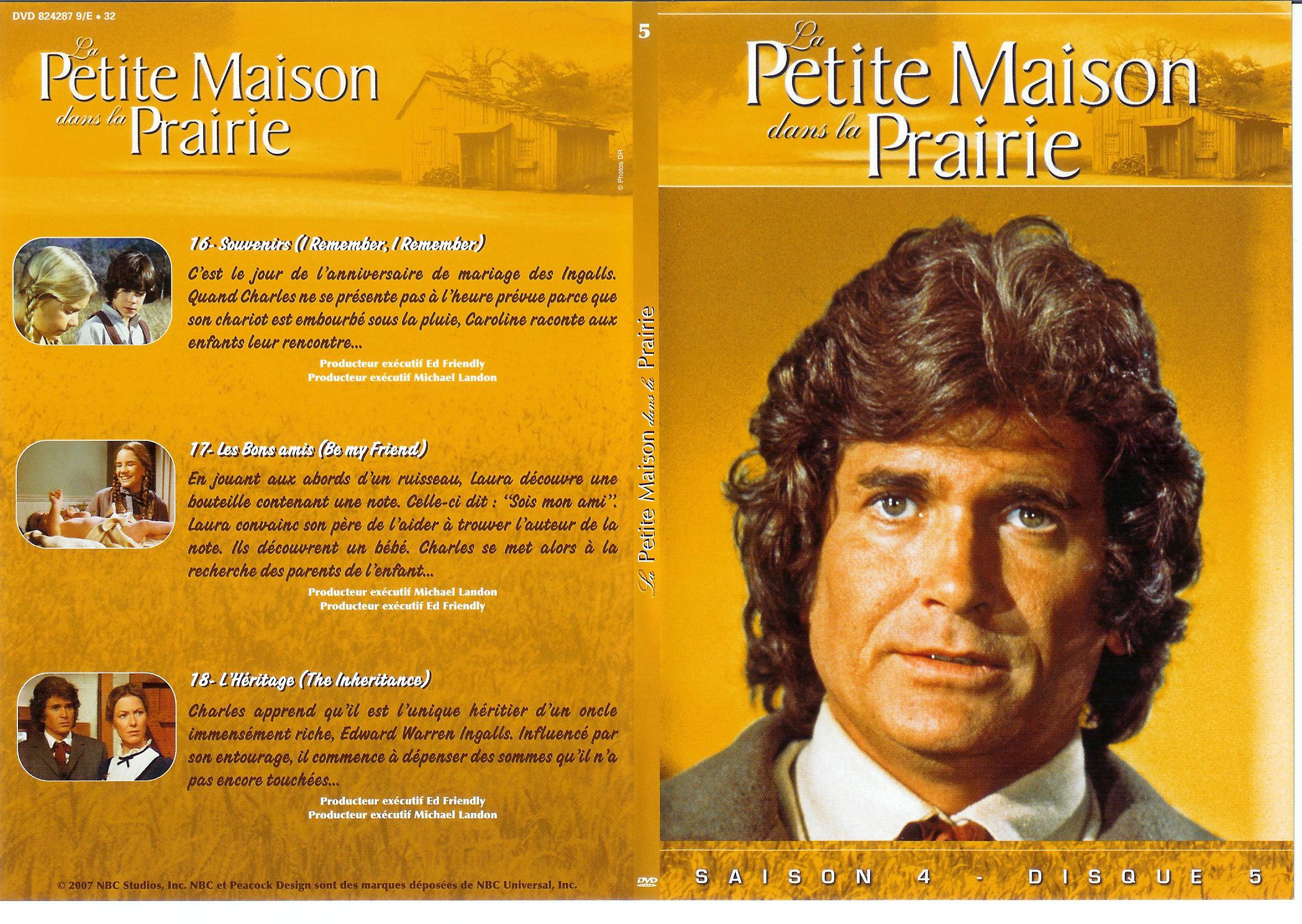 Jaquette DVD La petite maison dans la prairie saison 4 vol 5