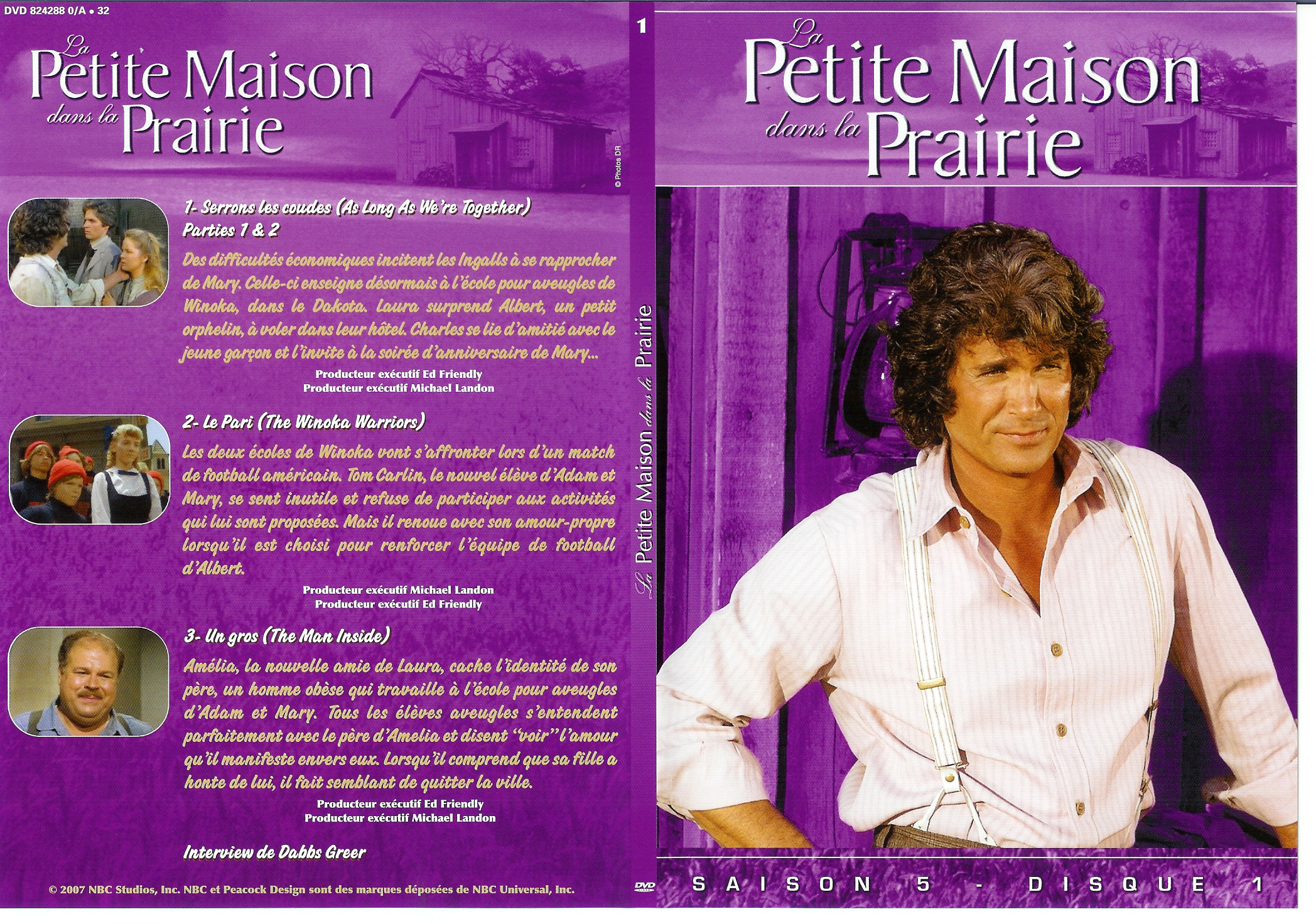 Jaquette DVD La petite maison dans la prairie saison 5 vol 1