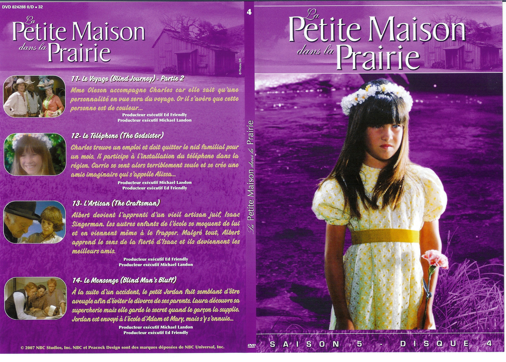 Jaquette DVD La petite maison dans la prairie saison 5 vol 4