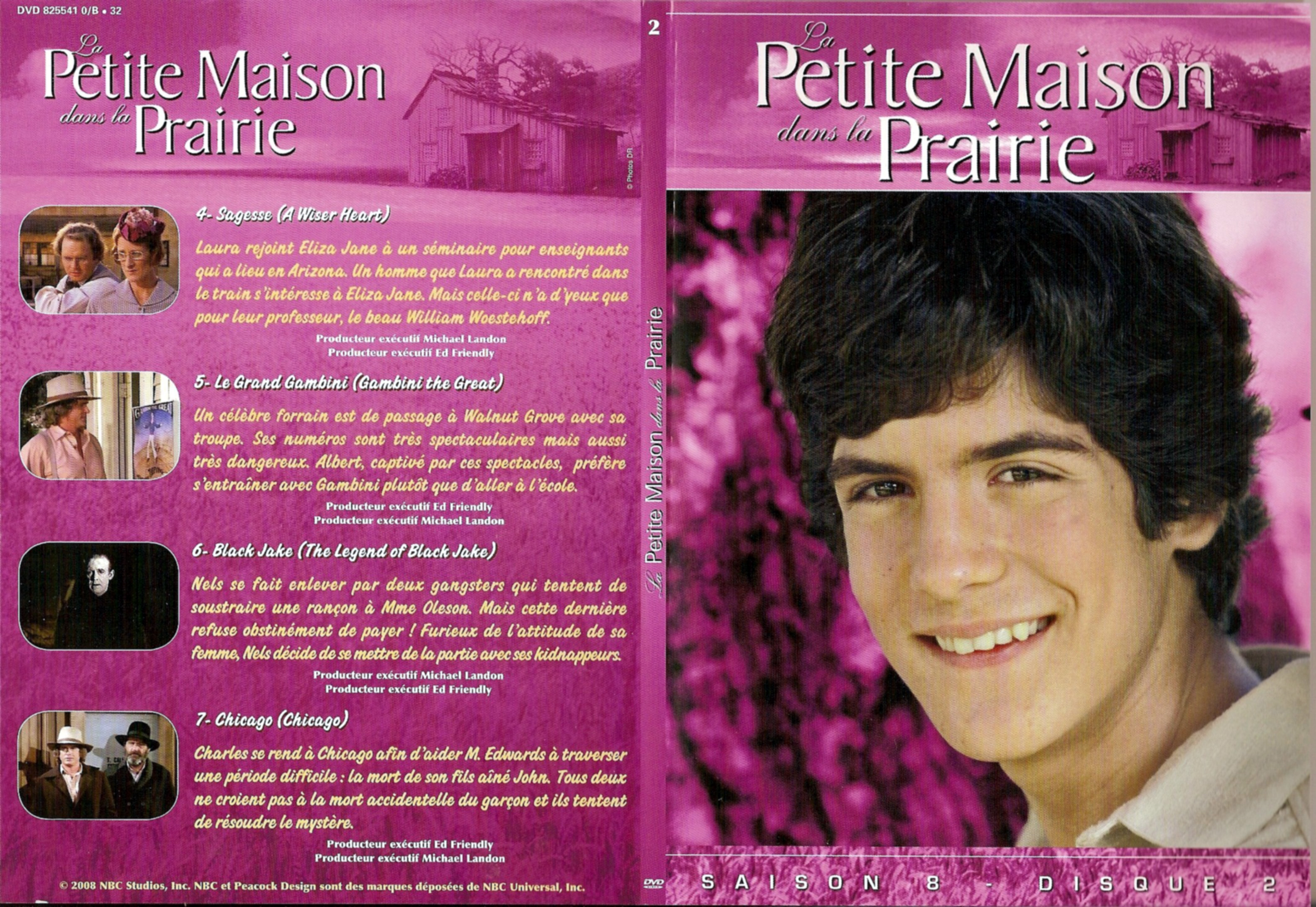 Jaquette DVD La petite maison dans la prairie saison 8 DVD 2