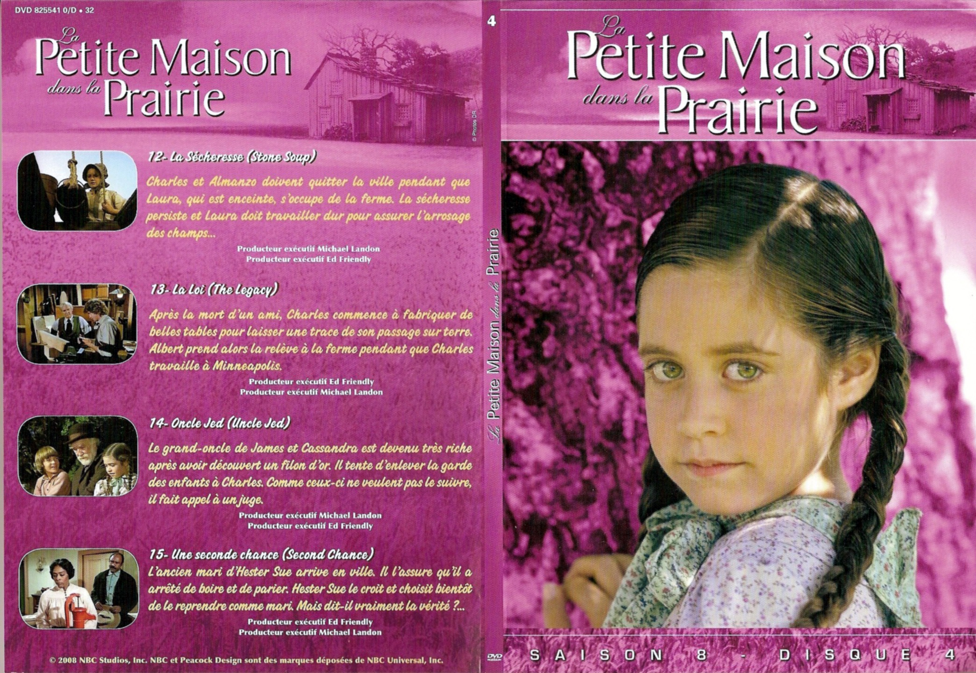 Jaquette DVD La petite maison dans la prairie saison 8 DVD 4