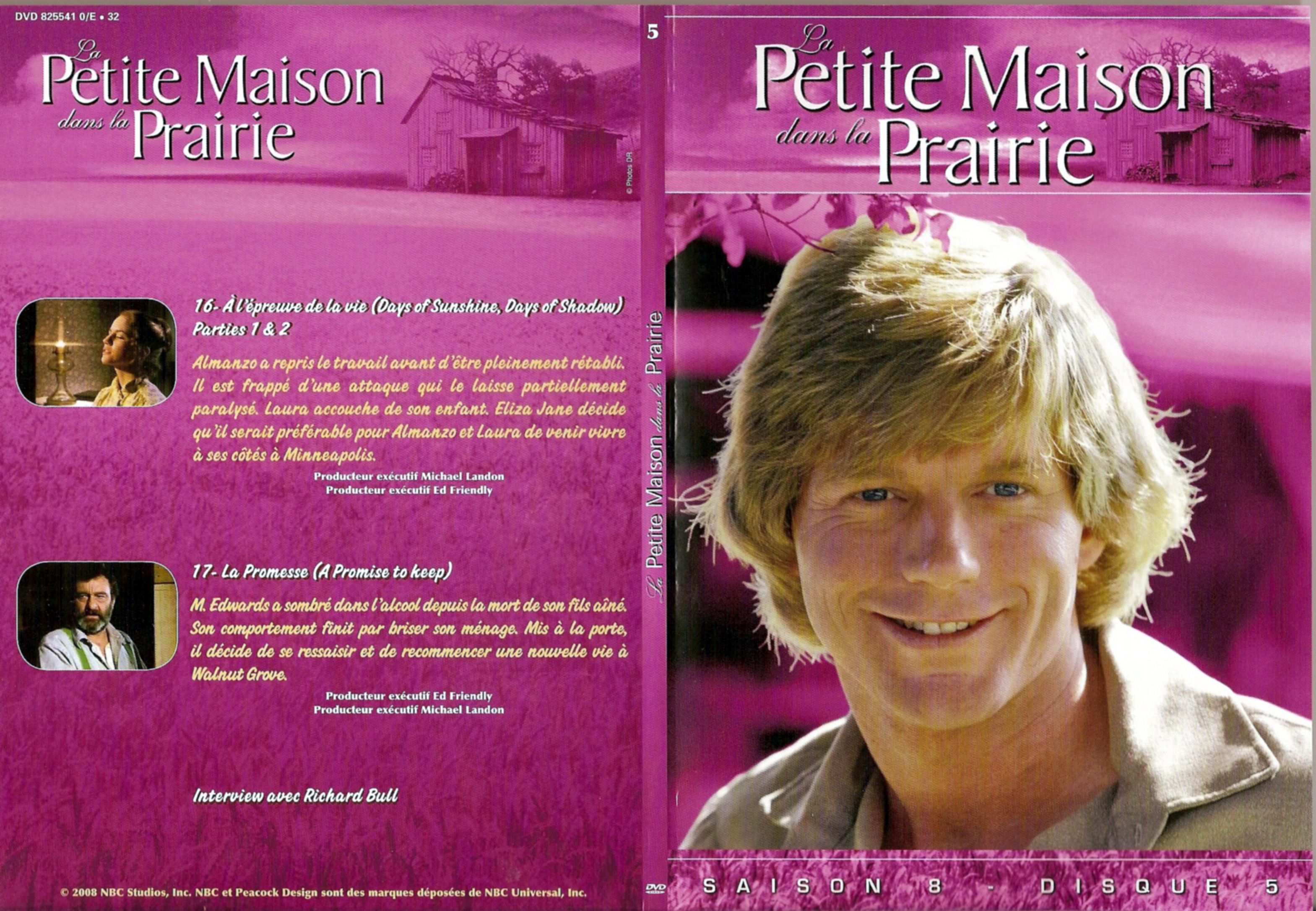 Jaquette DVD La petite maison dans la prairie saison 8 DVD 5