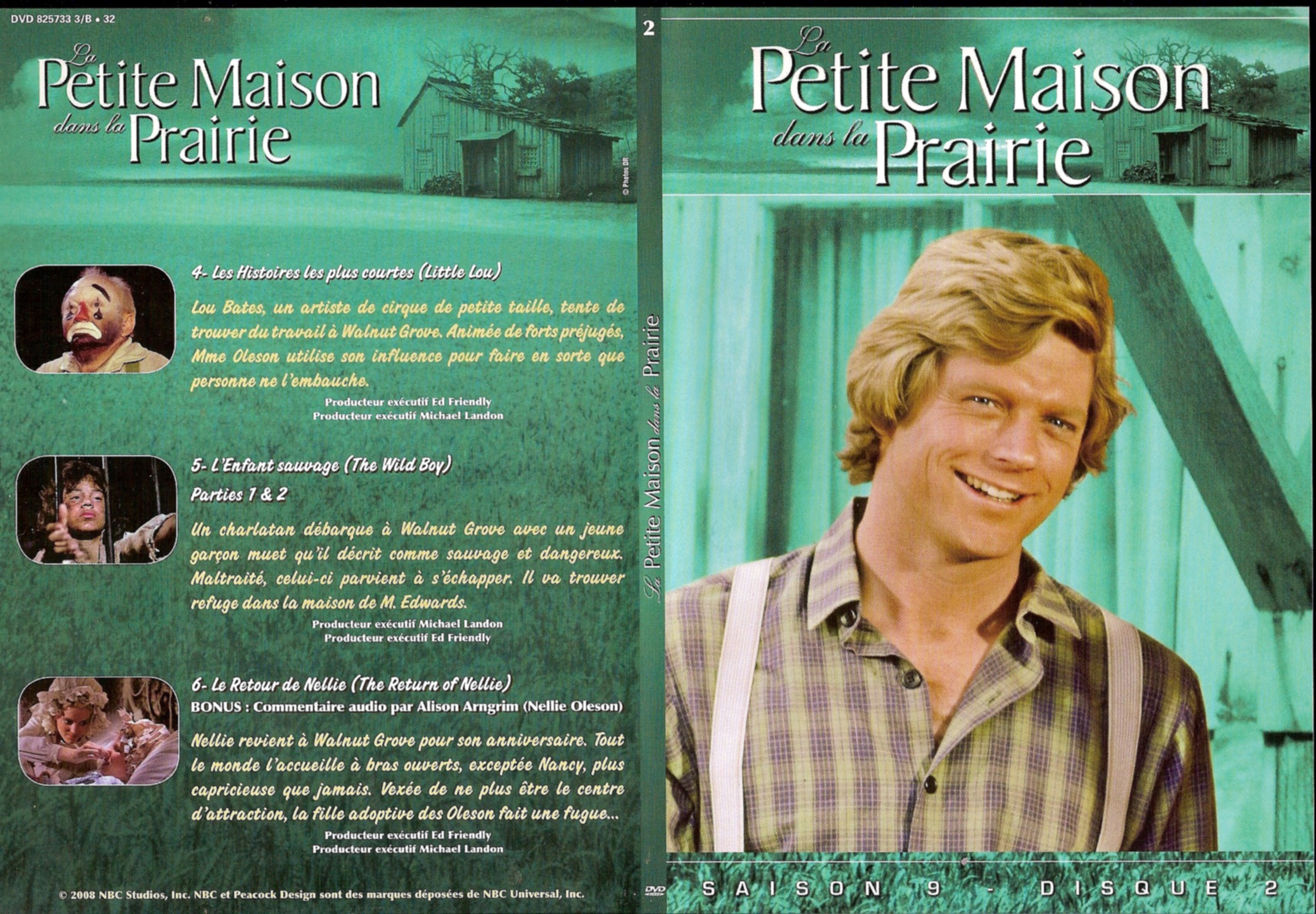 Jaquette DVD La petite maison dans la prairie saison 9 DVD 2