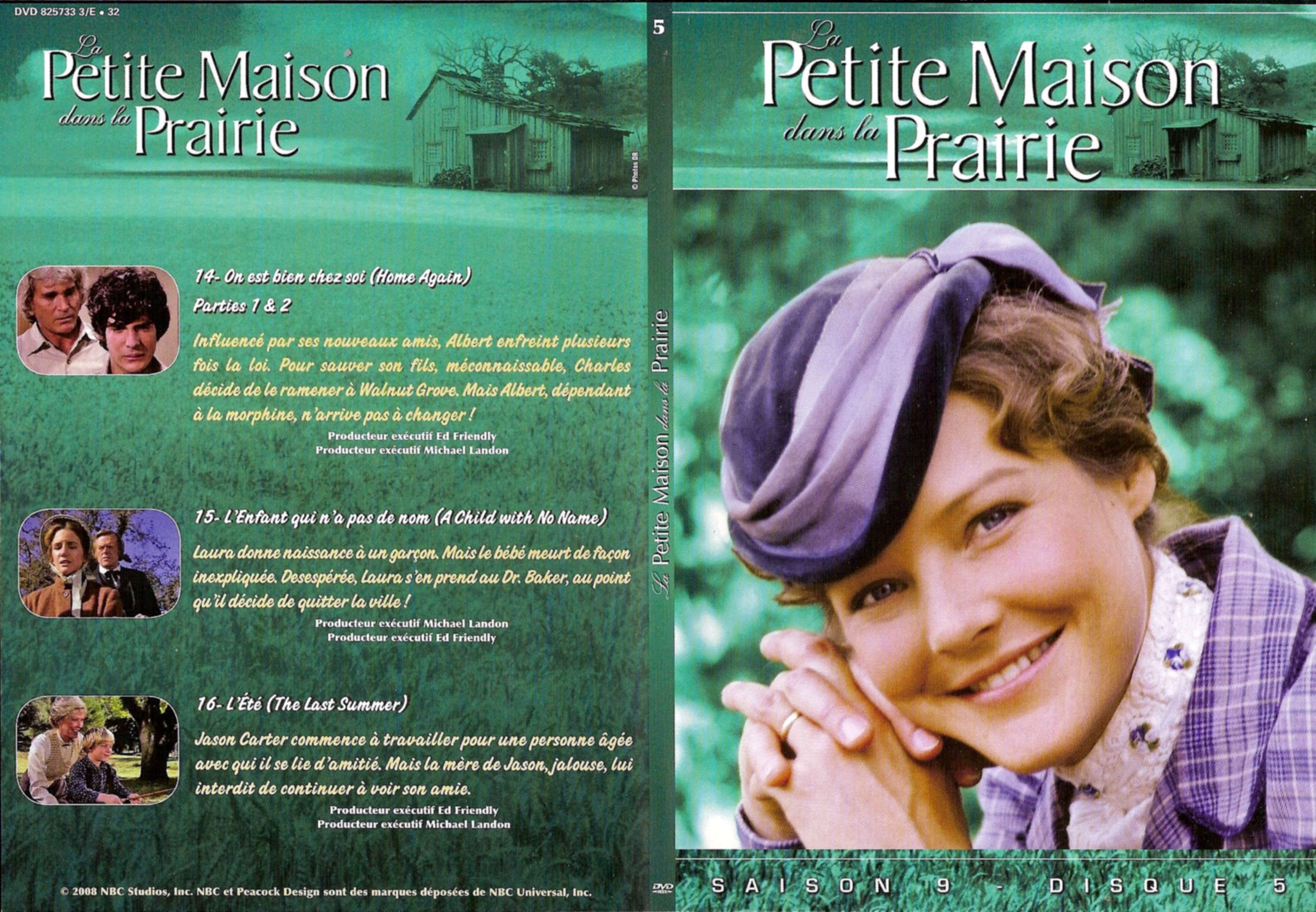 Jaquette DVD La petite maison dans la prairie saison 9 DVD 5