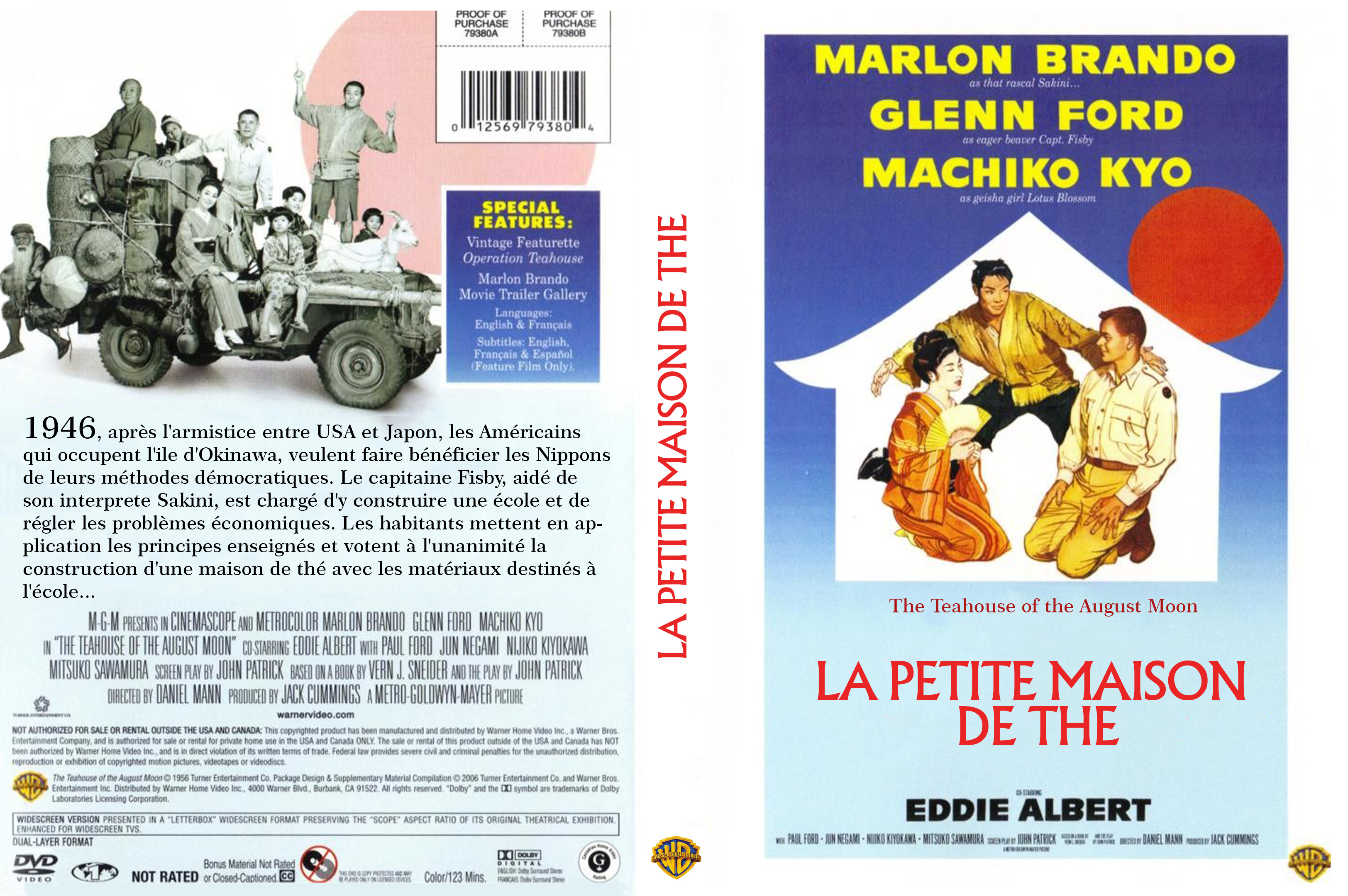 Jaquette DVD La petite maison de th custom