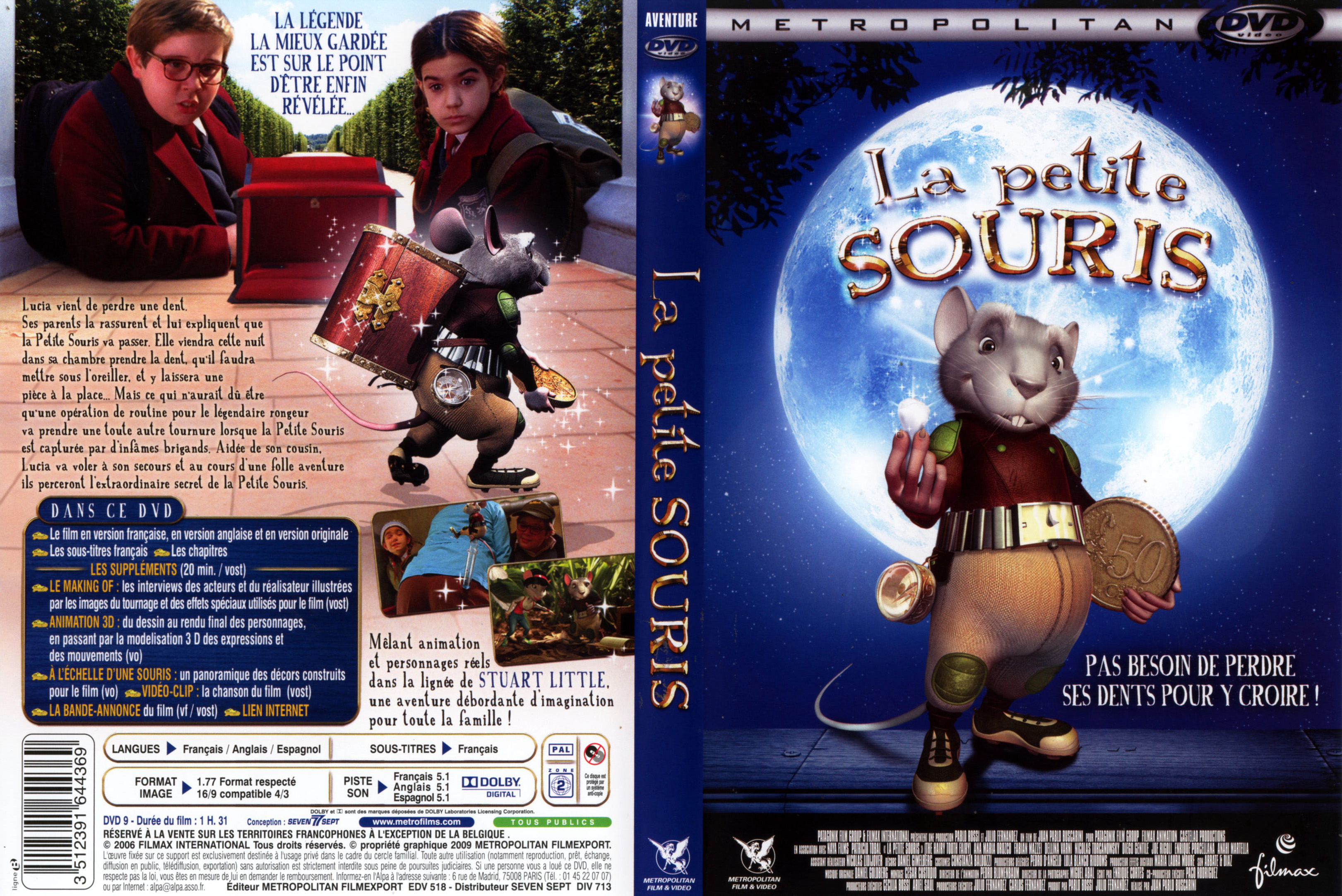 Jaquette DVD La petite souris