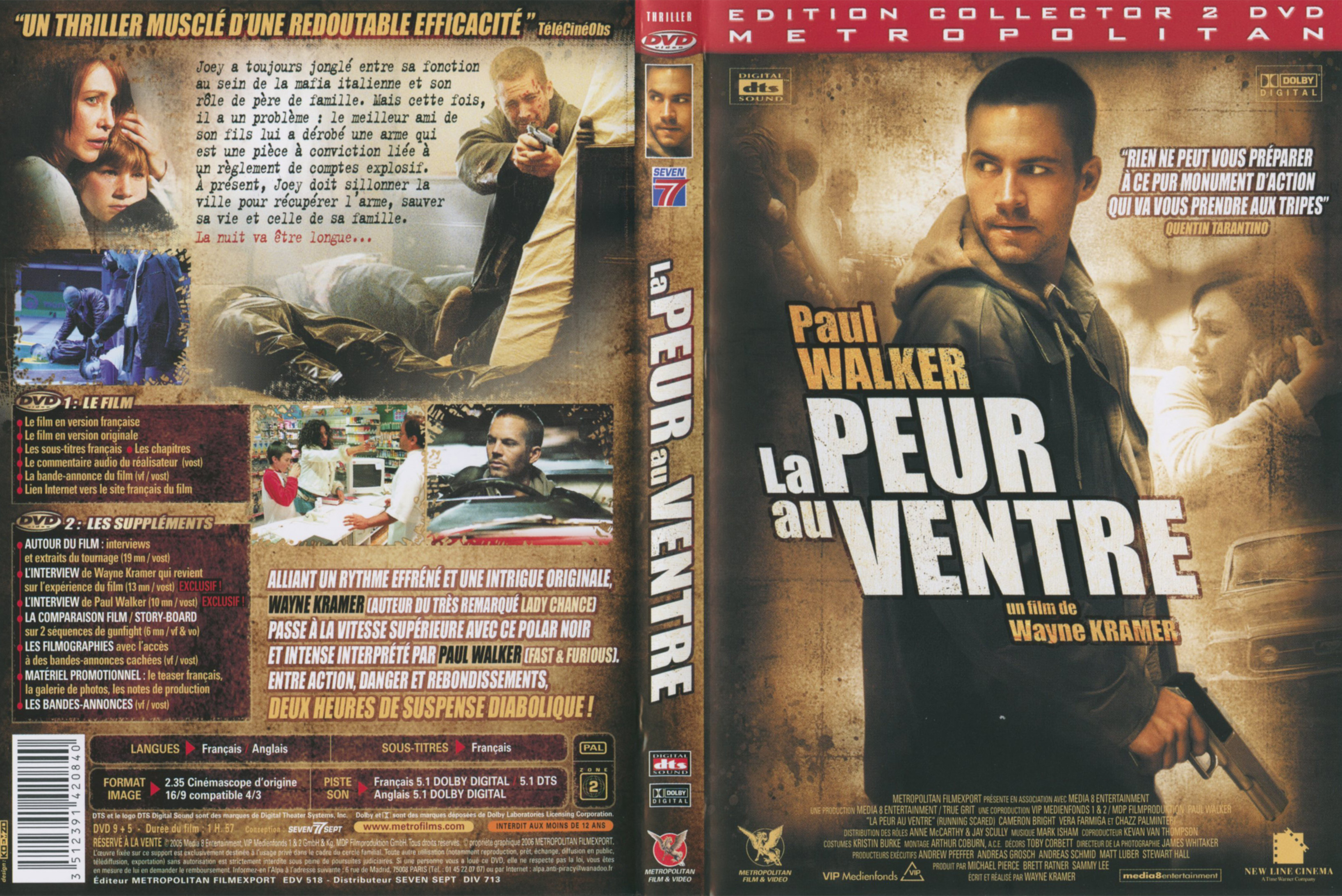 Jaquette DVD La peur au ventre v3