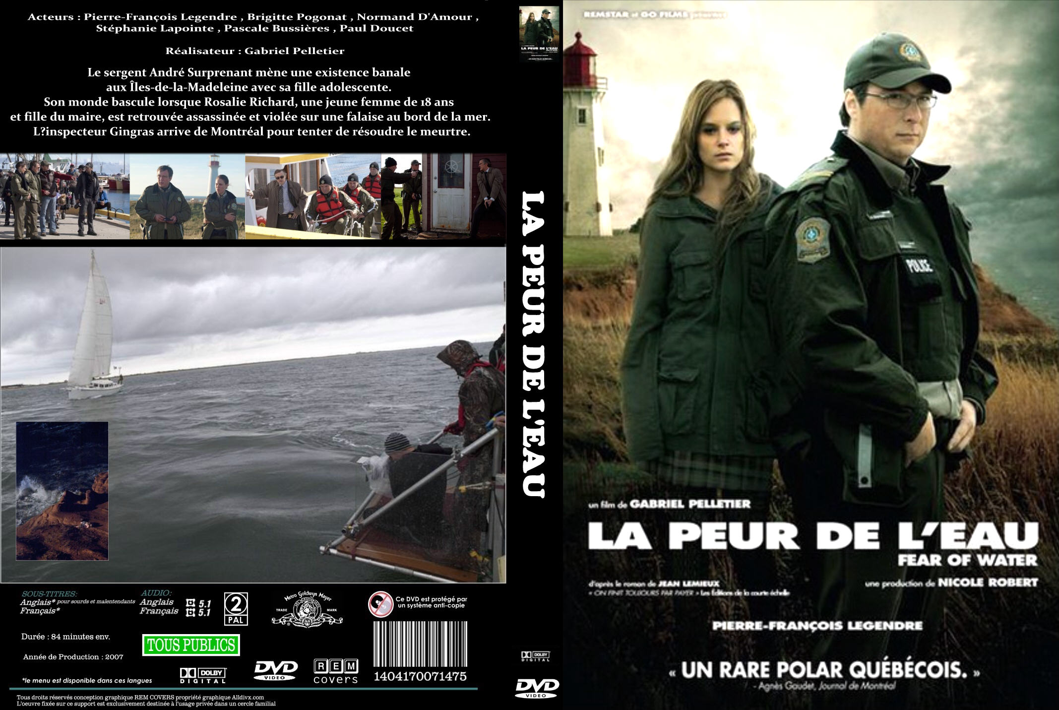 Jaquette DVD La peur de l