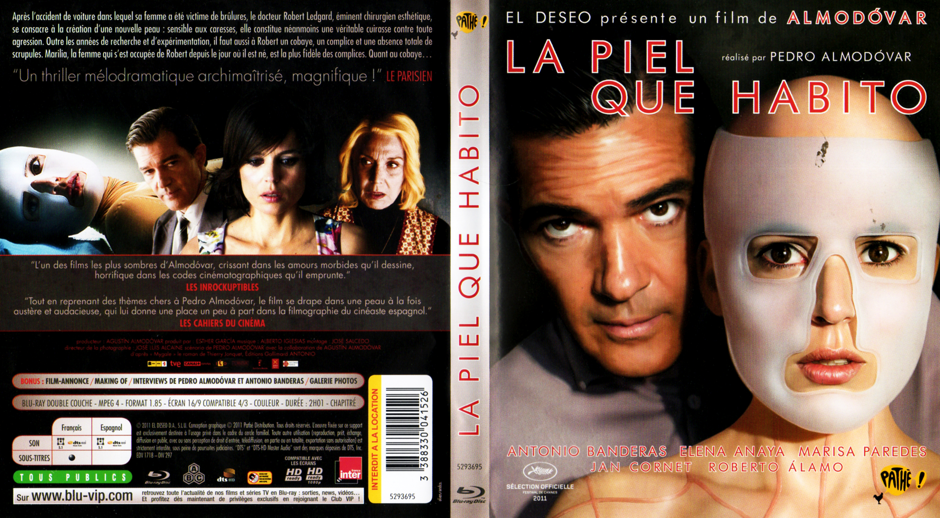 Jaquette DVD La piel que habito (BLU-RAY)