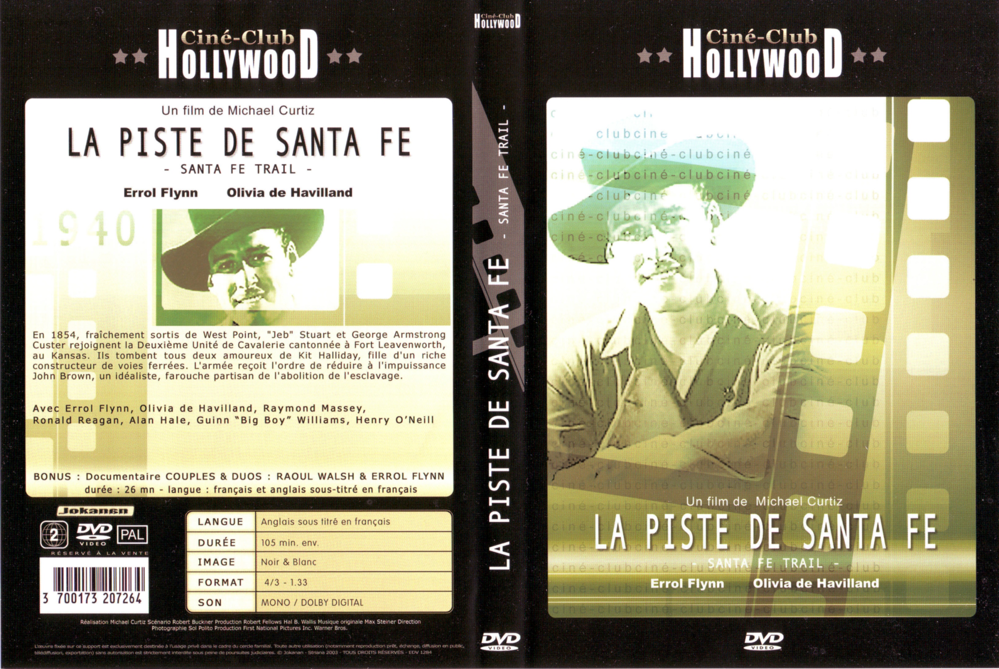 Jaquette DVD La piste de Santa Fe v2