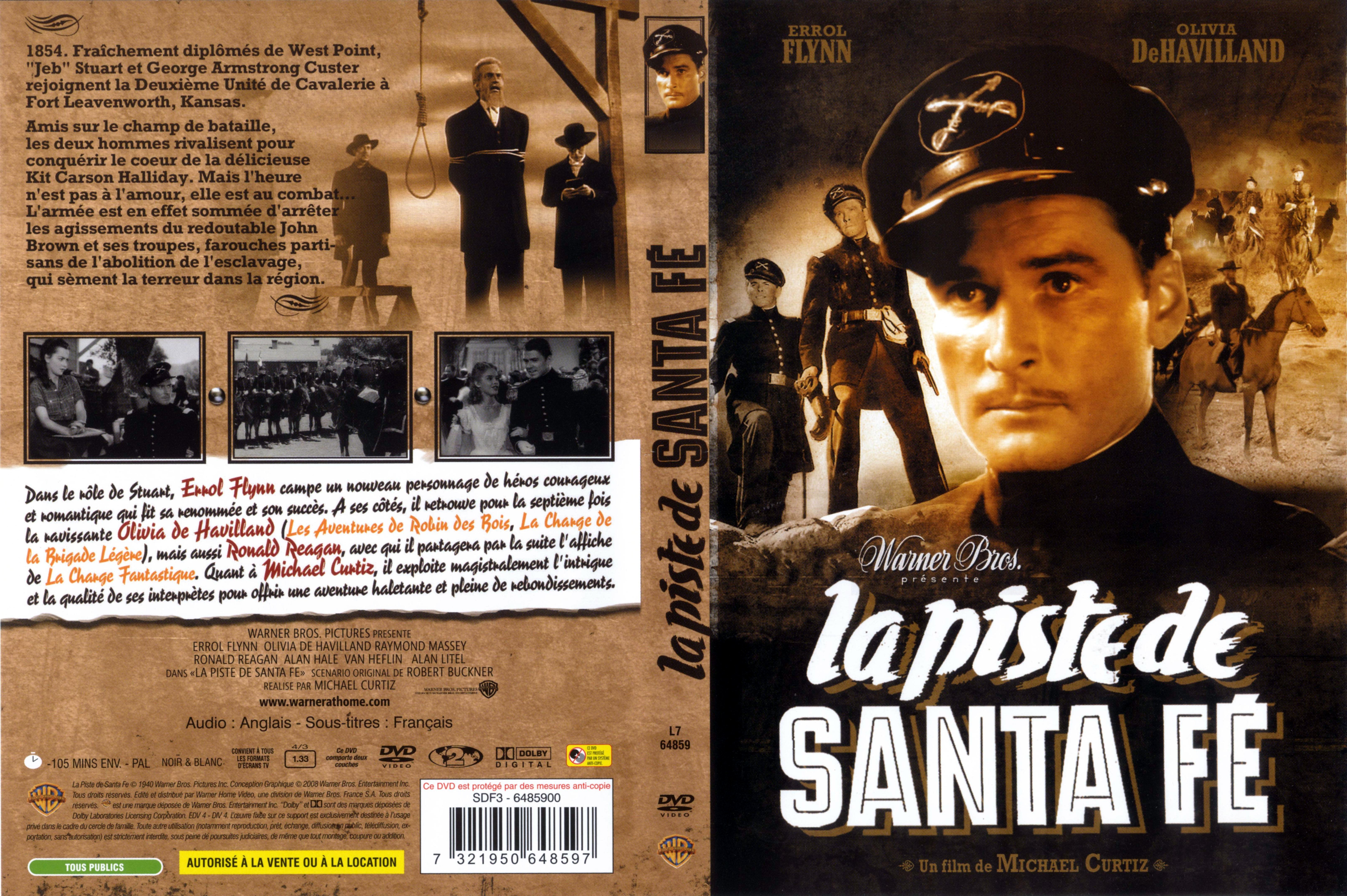 Jaquette DVD La piste de Santa Fe v3