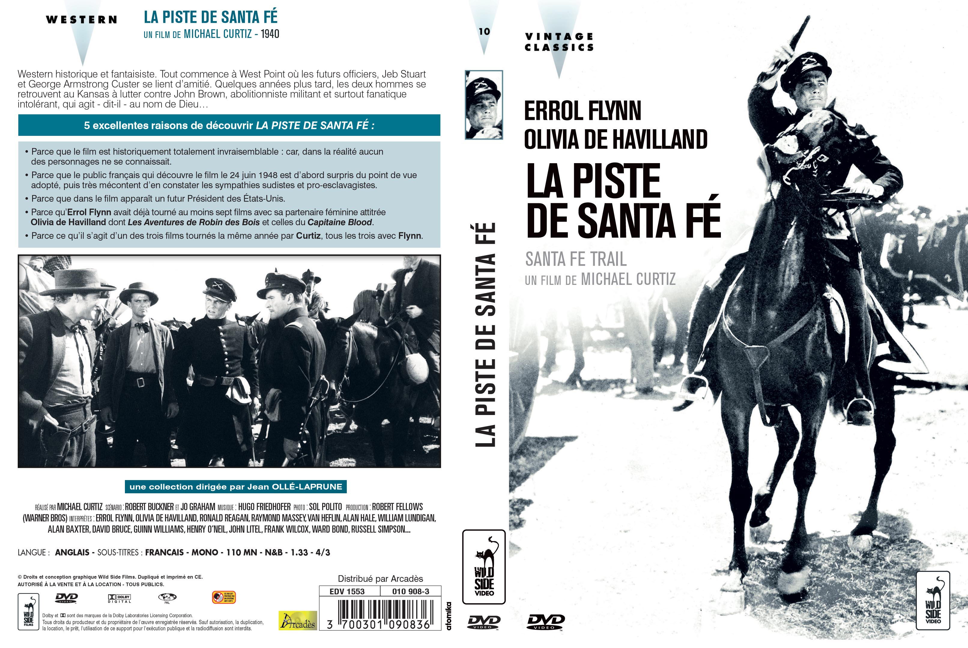 Jaquette DVD La piste de Santa Fe v4