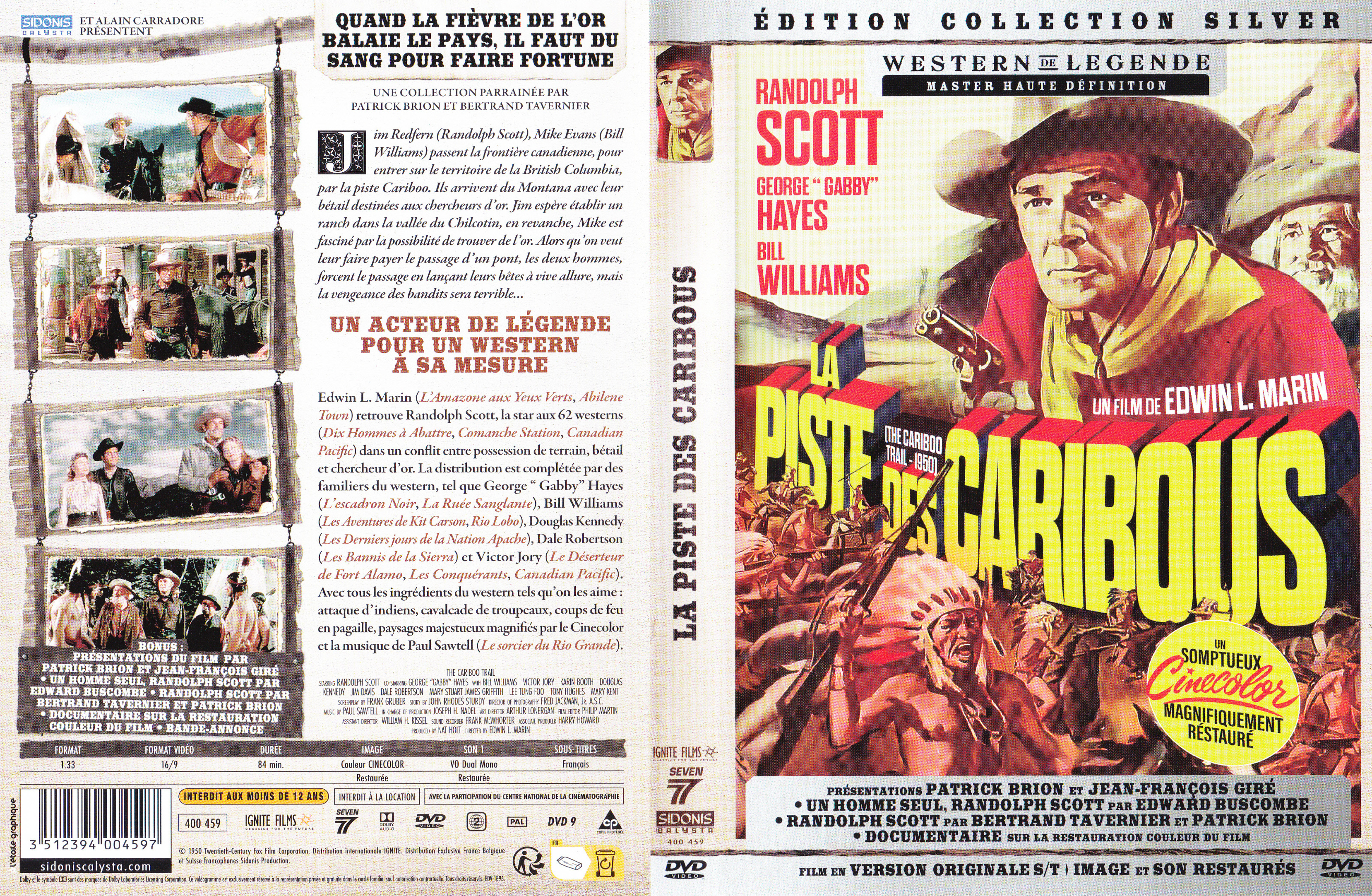 Jaquette DVD La piste des caribous