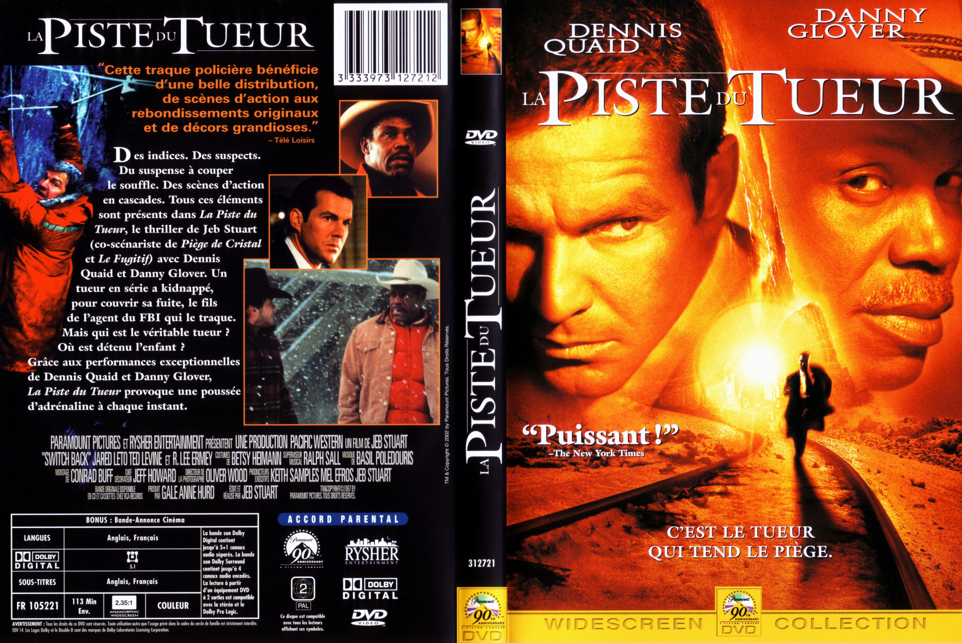 Jaquette DVD La piste du tueur