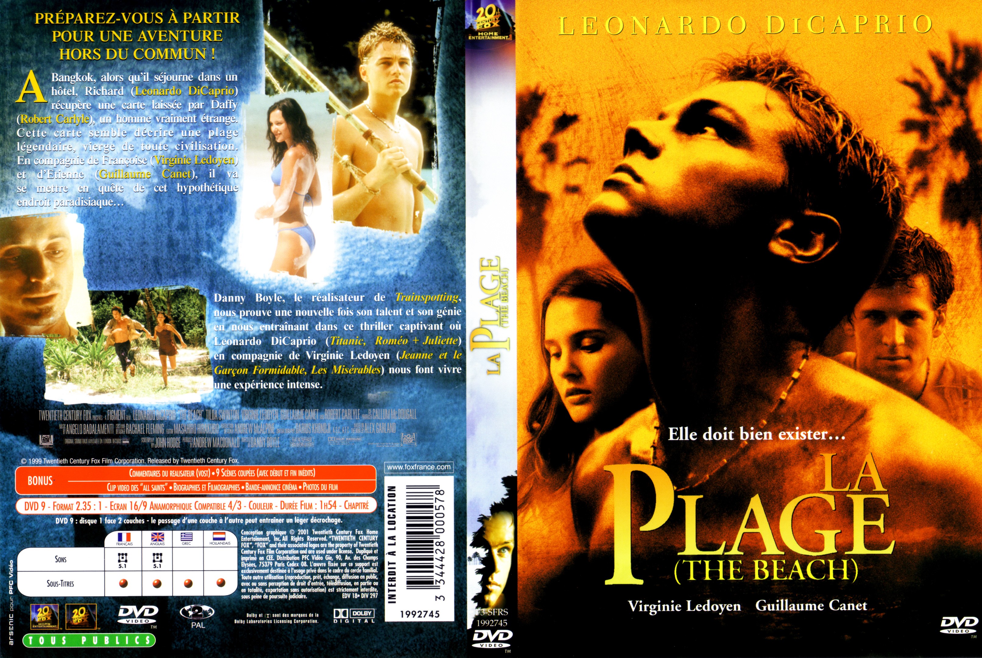 Jaquette DVD La plage