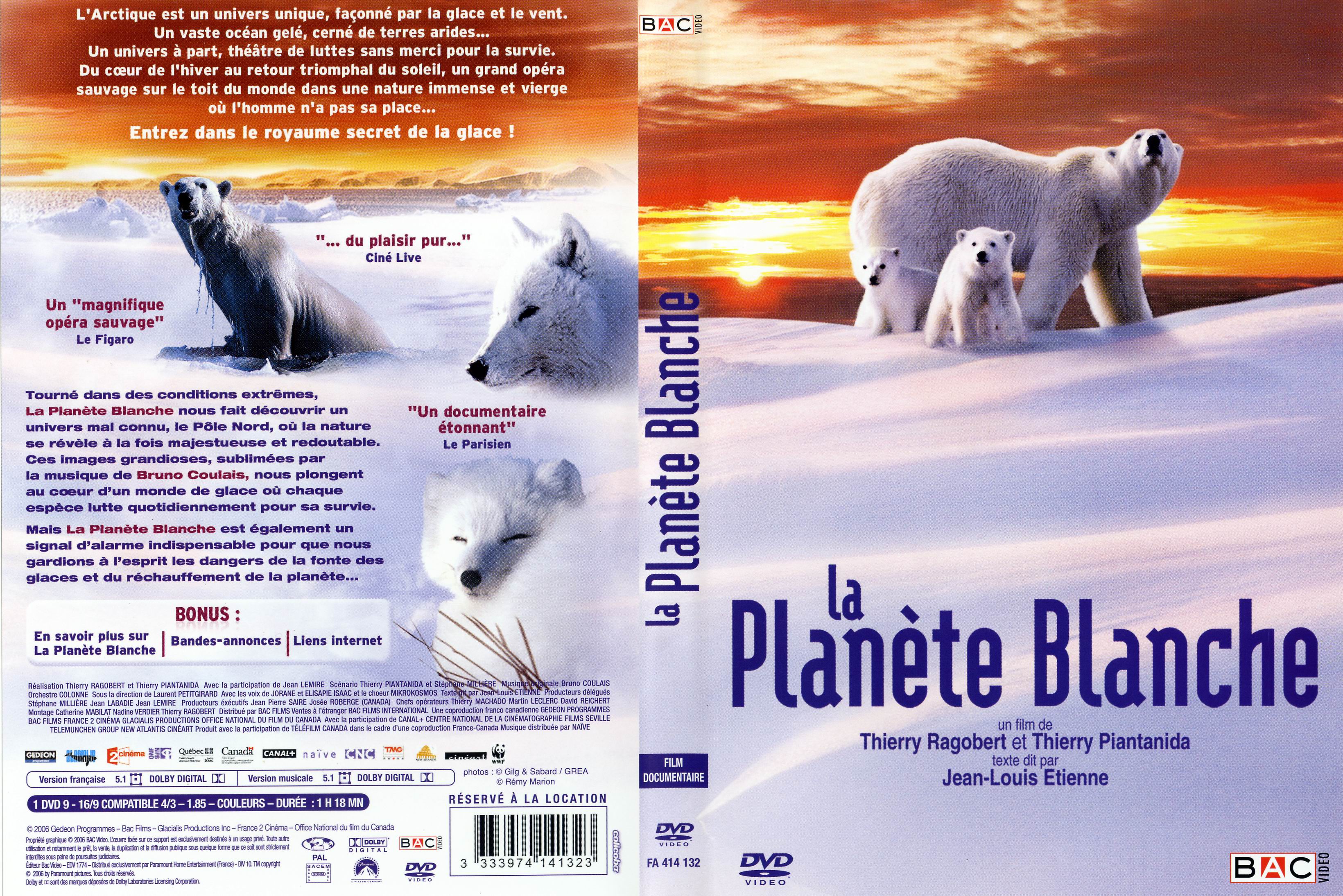 Jaquette DVD La planete blanche