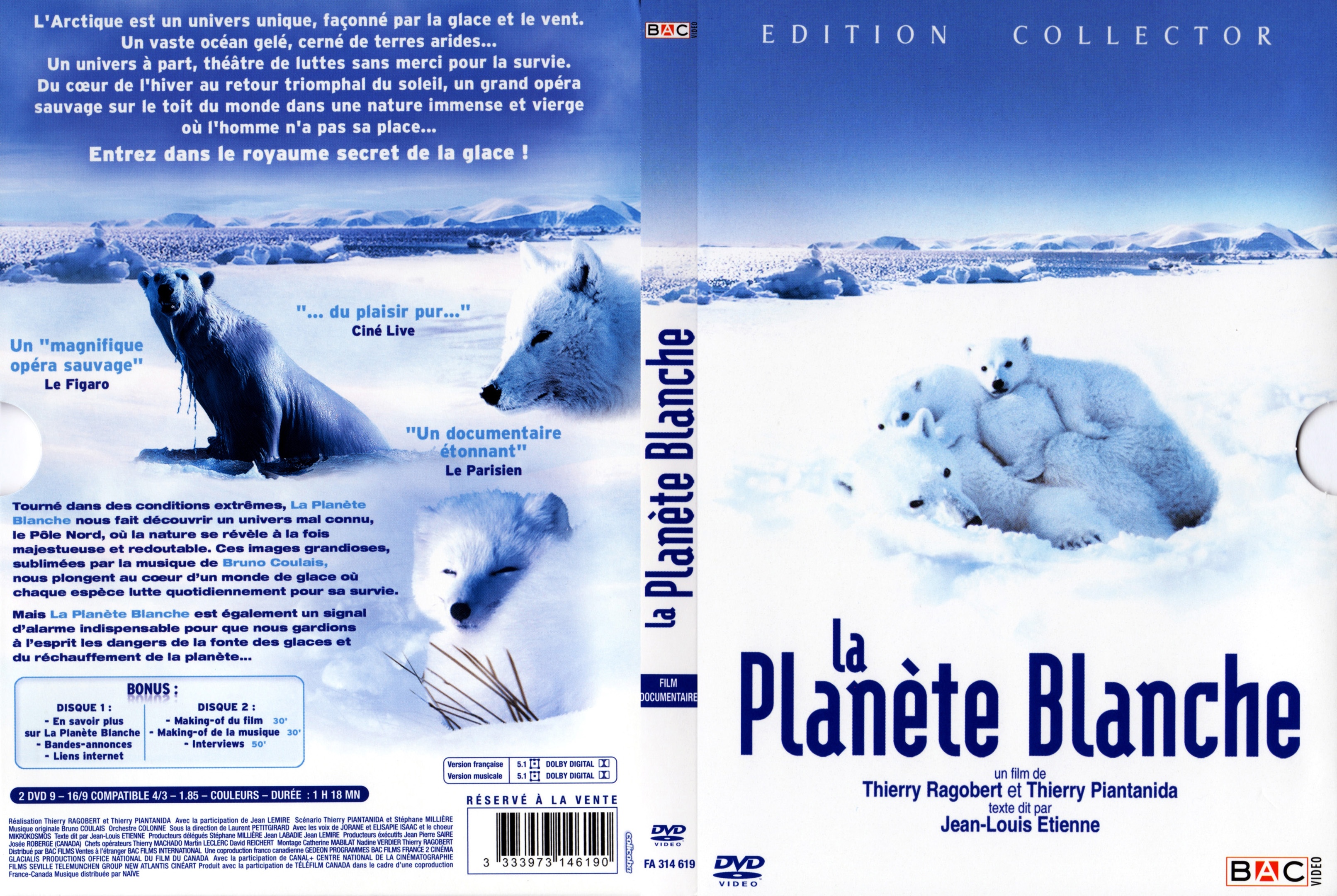 Jaquette DVD La planete blanche v2