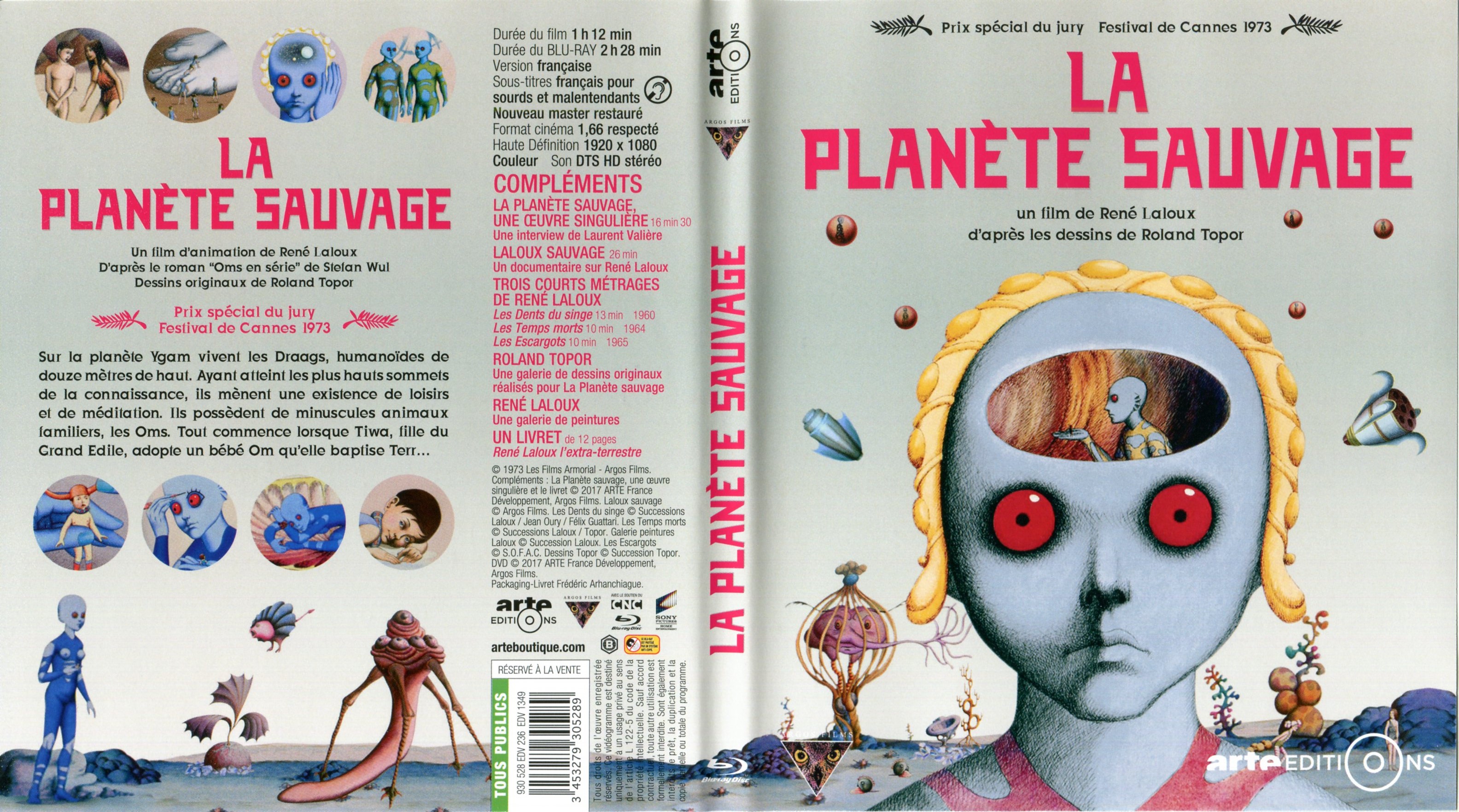 Jaquette DVD La plante sauvage (BLU-RAY) v2