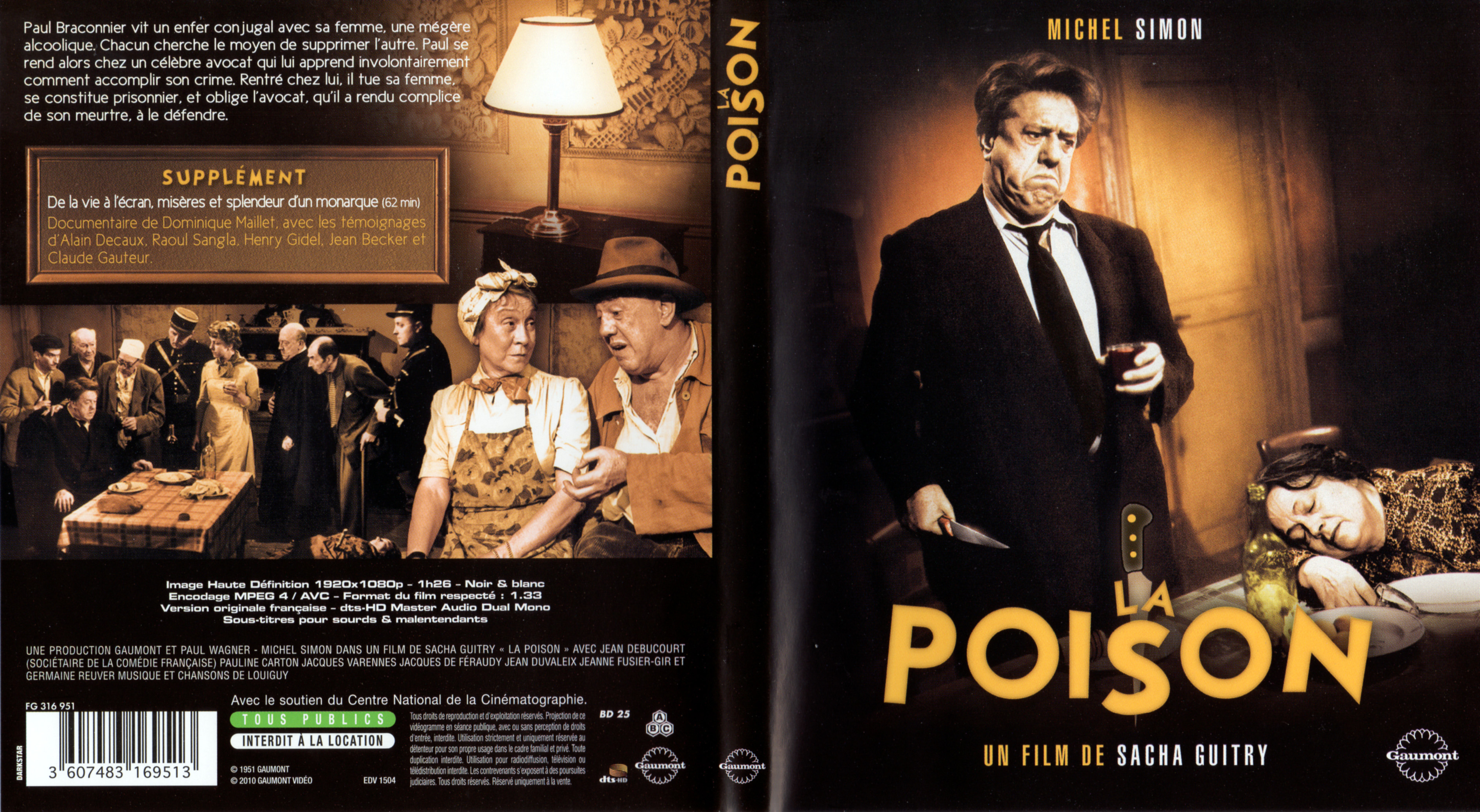 Jaquette DVD La poison (BLU-RAY)