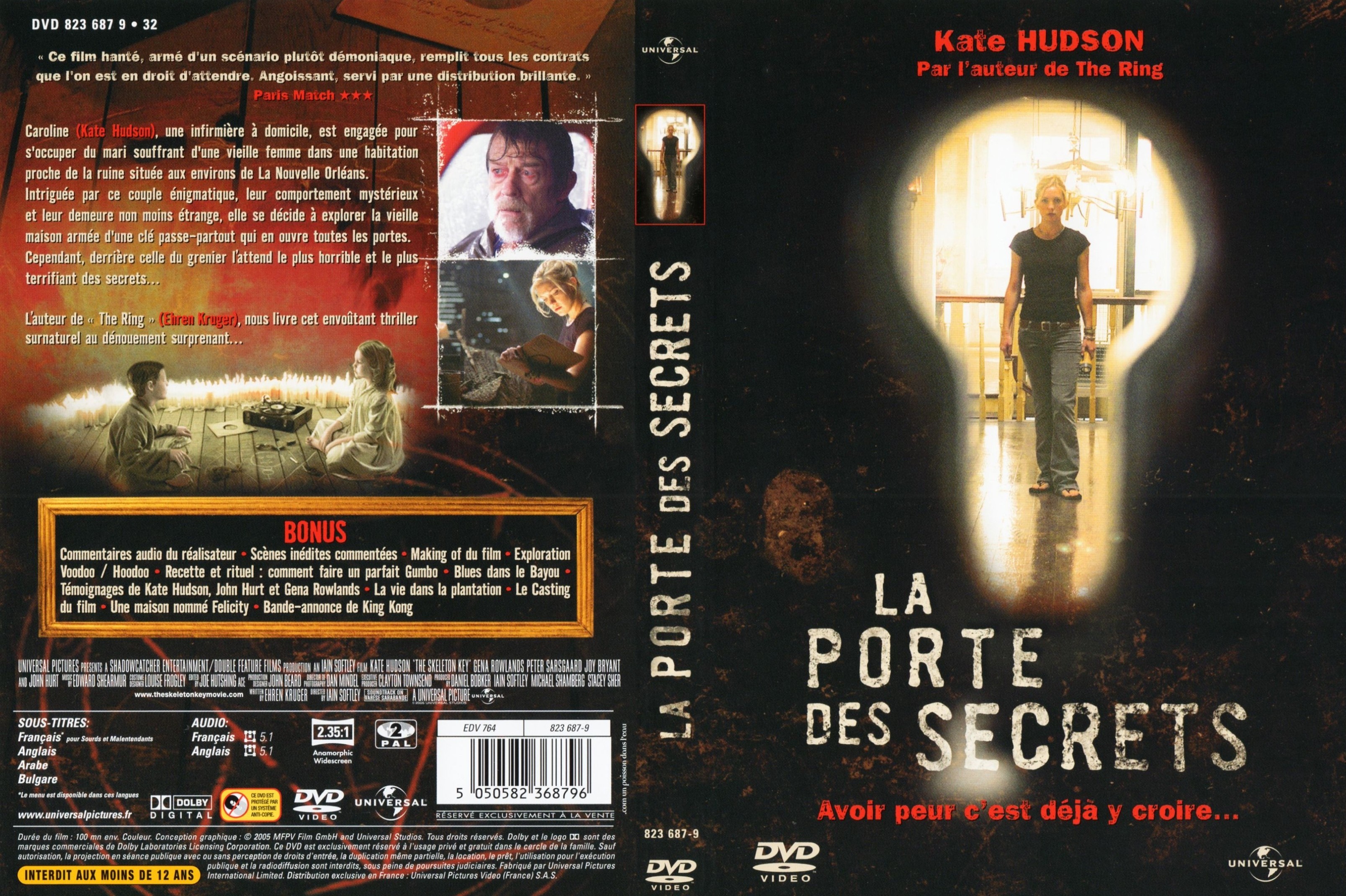 Jaquette DVD La porte des secrets