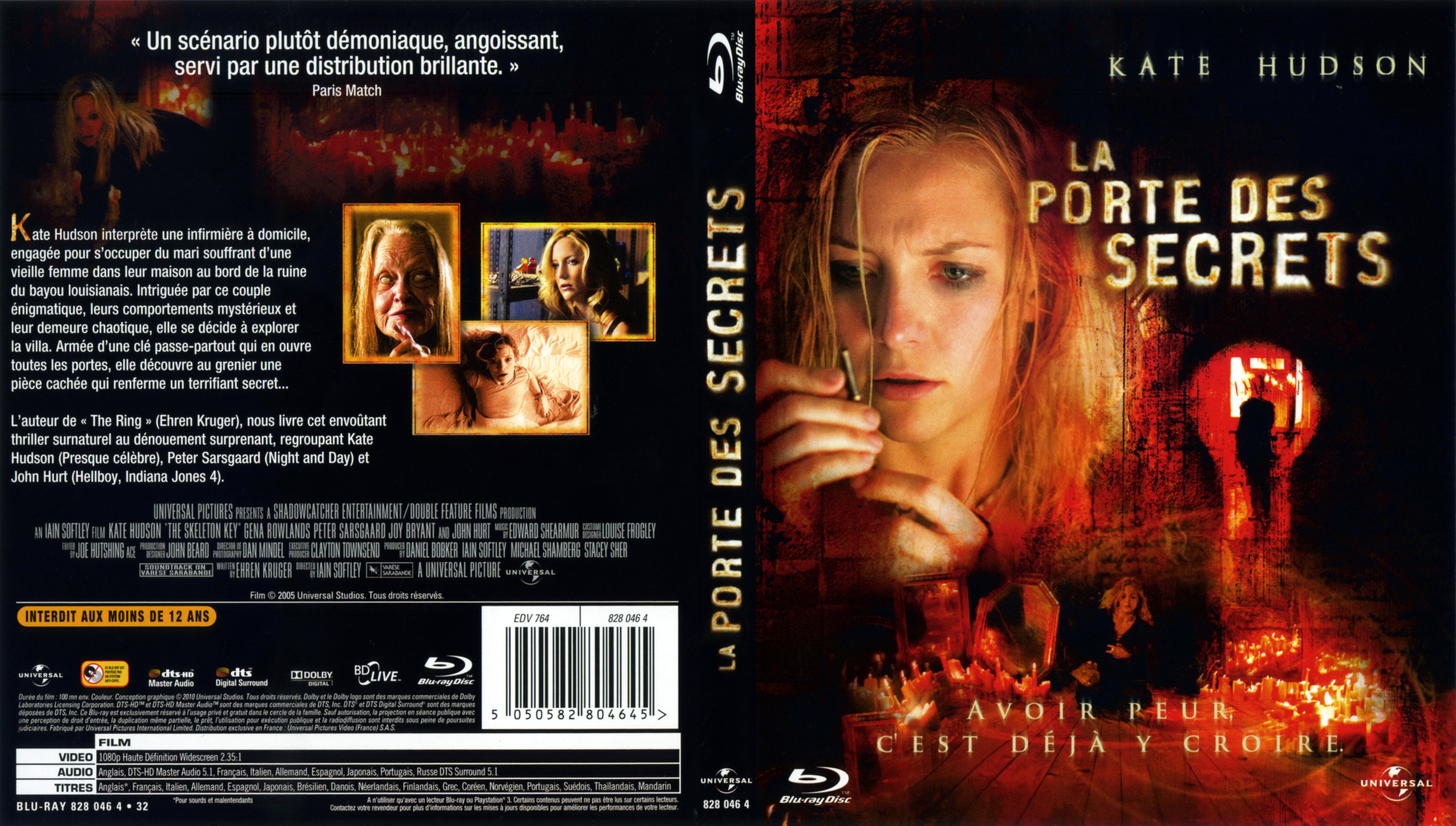 Jaquette DVD La porte des secrets (BLU-RAY)