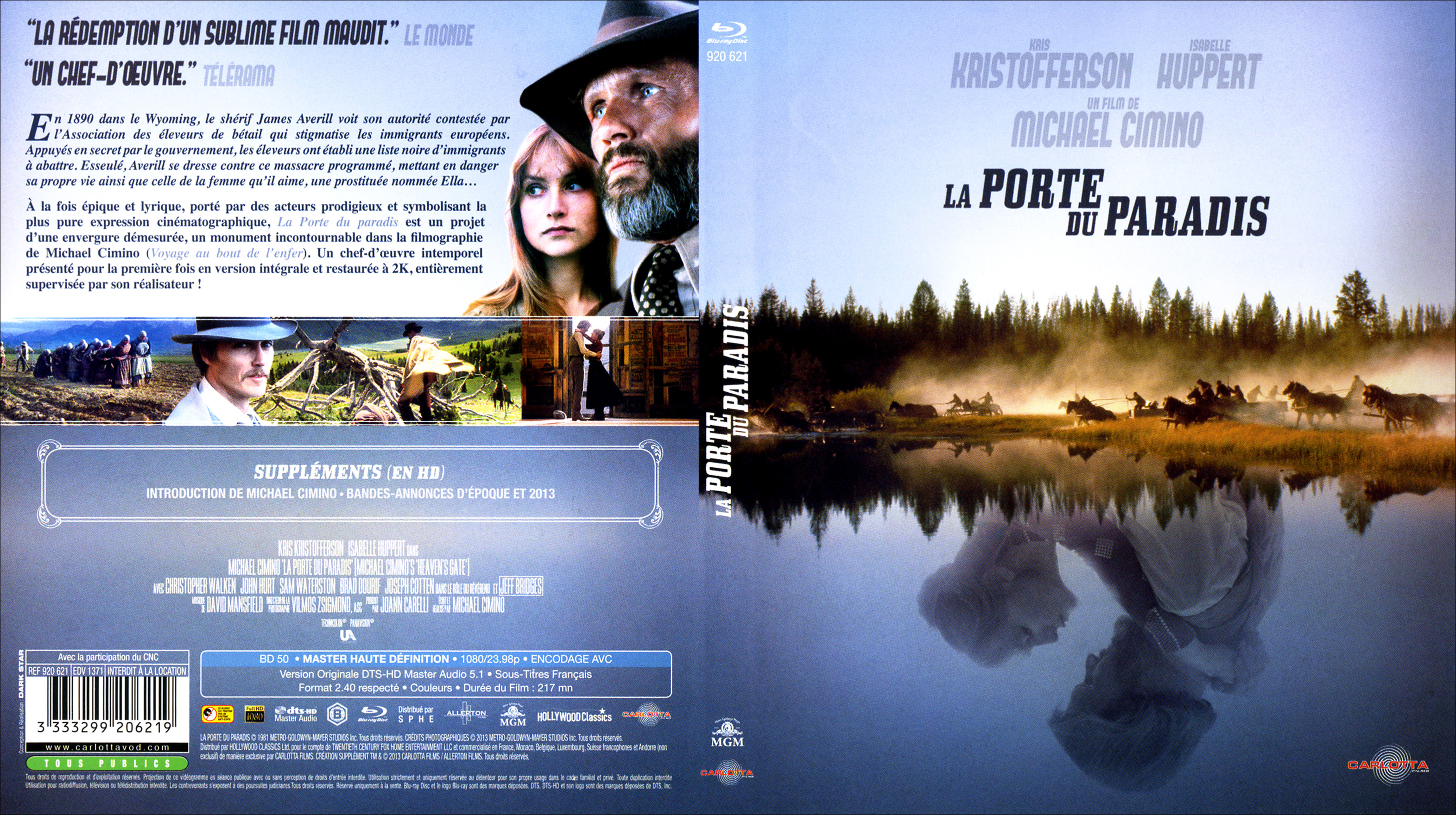 Jaquette DVD La porte du paradis (BLU-RAY)