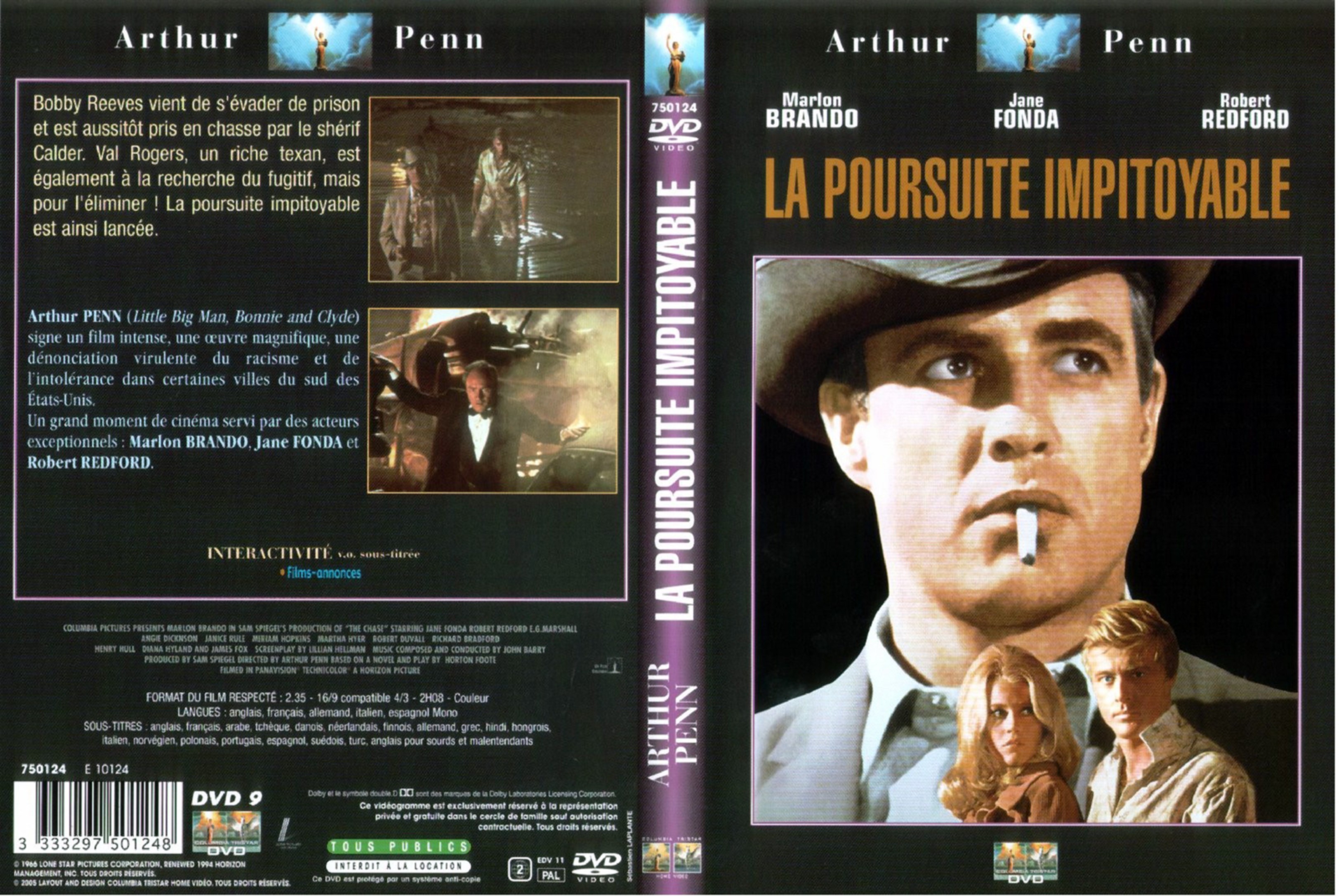 Jaquette DVD La poursuite impitoyable