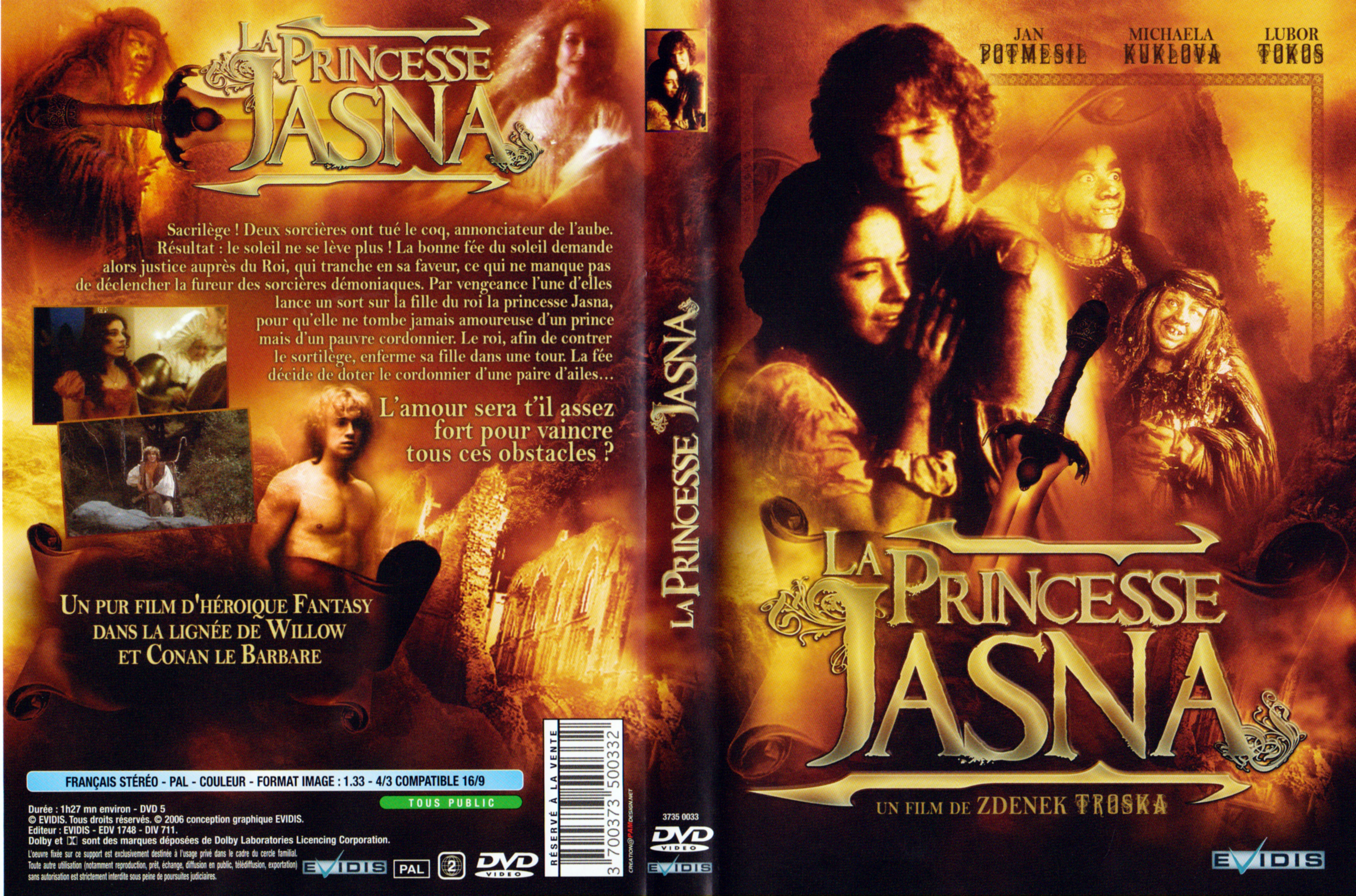 Jaquette DVD La princesse Jasna