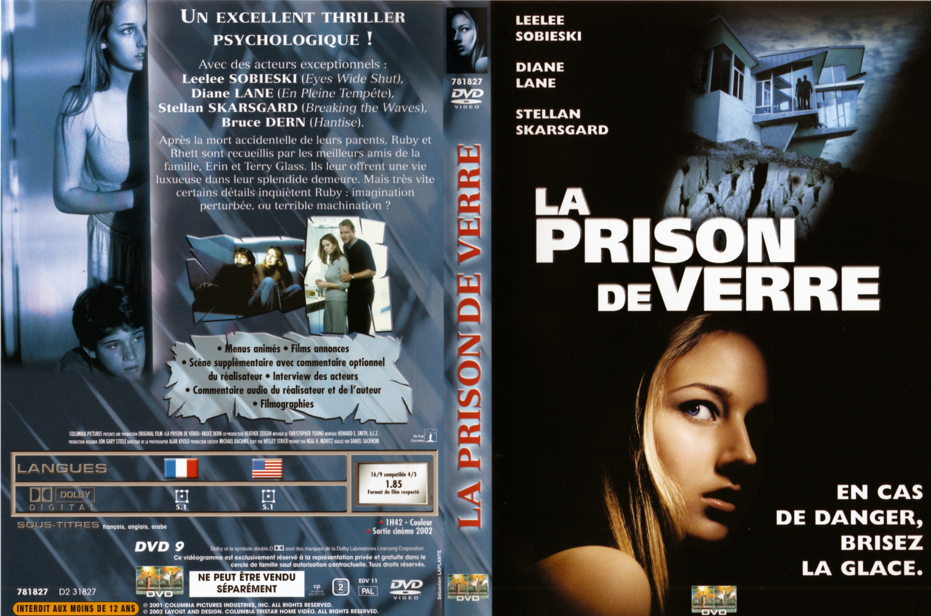 Jaquette DVD La prison de verre