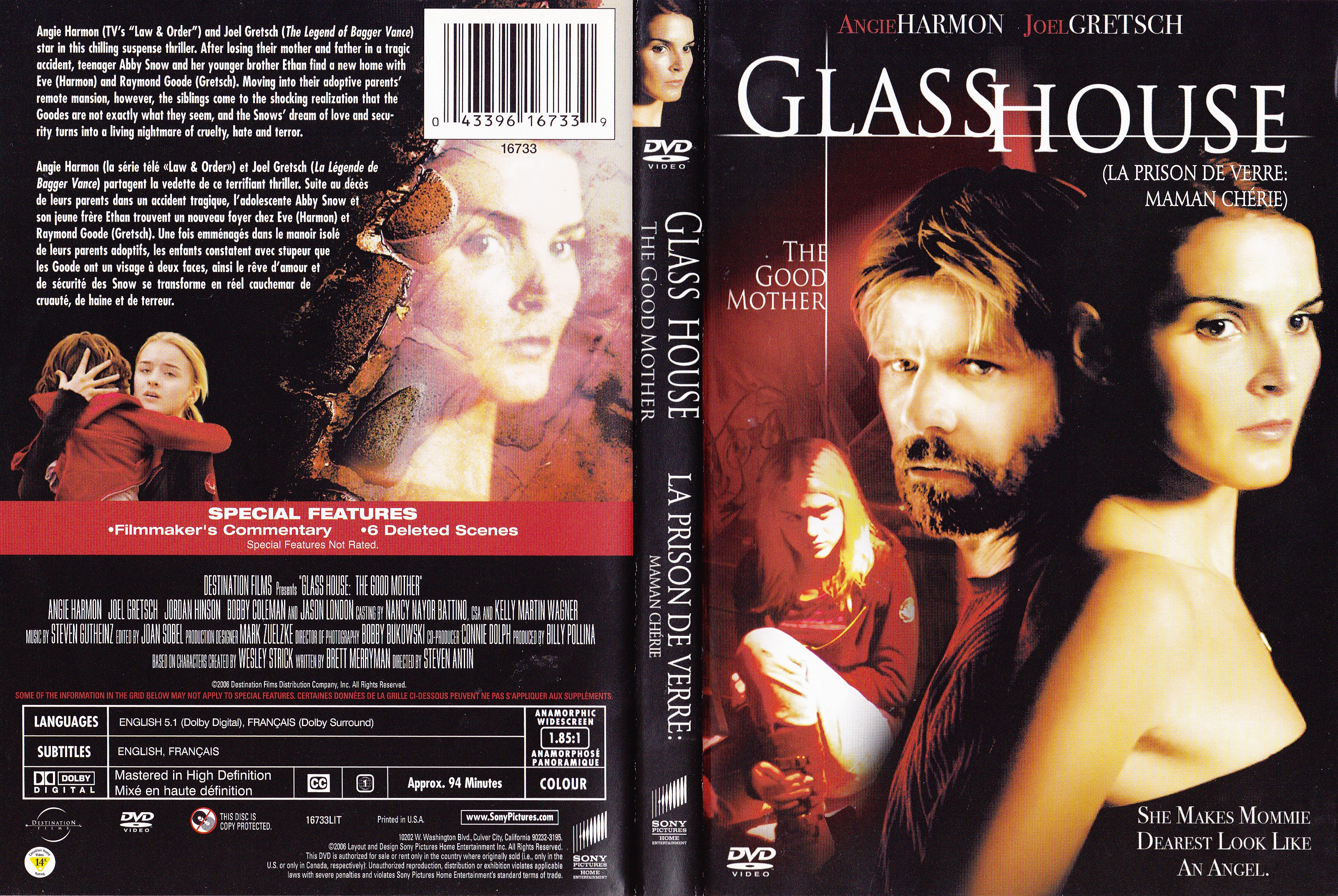 Jaquette DVD La prison de verre 2 - Glass house 2  (Canadienne)