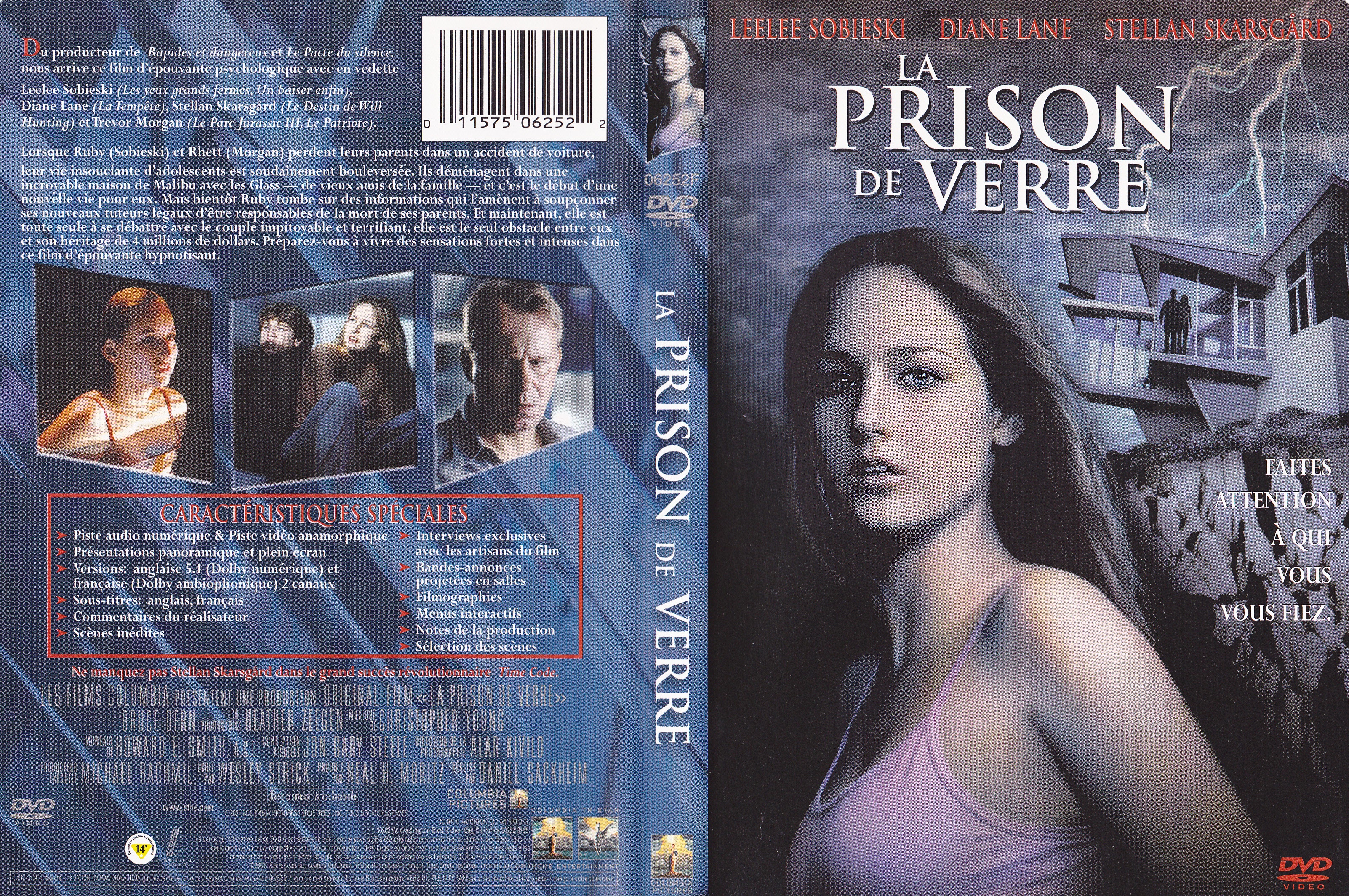 Jaquette DVD La prison de verre (Canadienne)