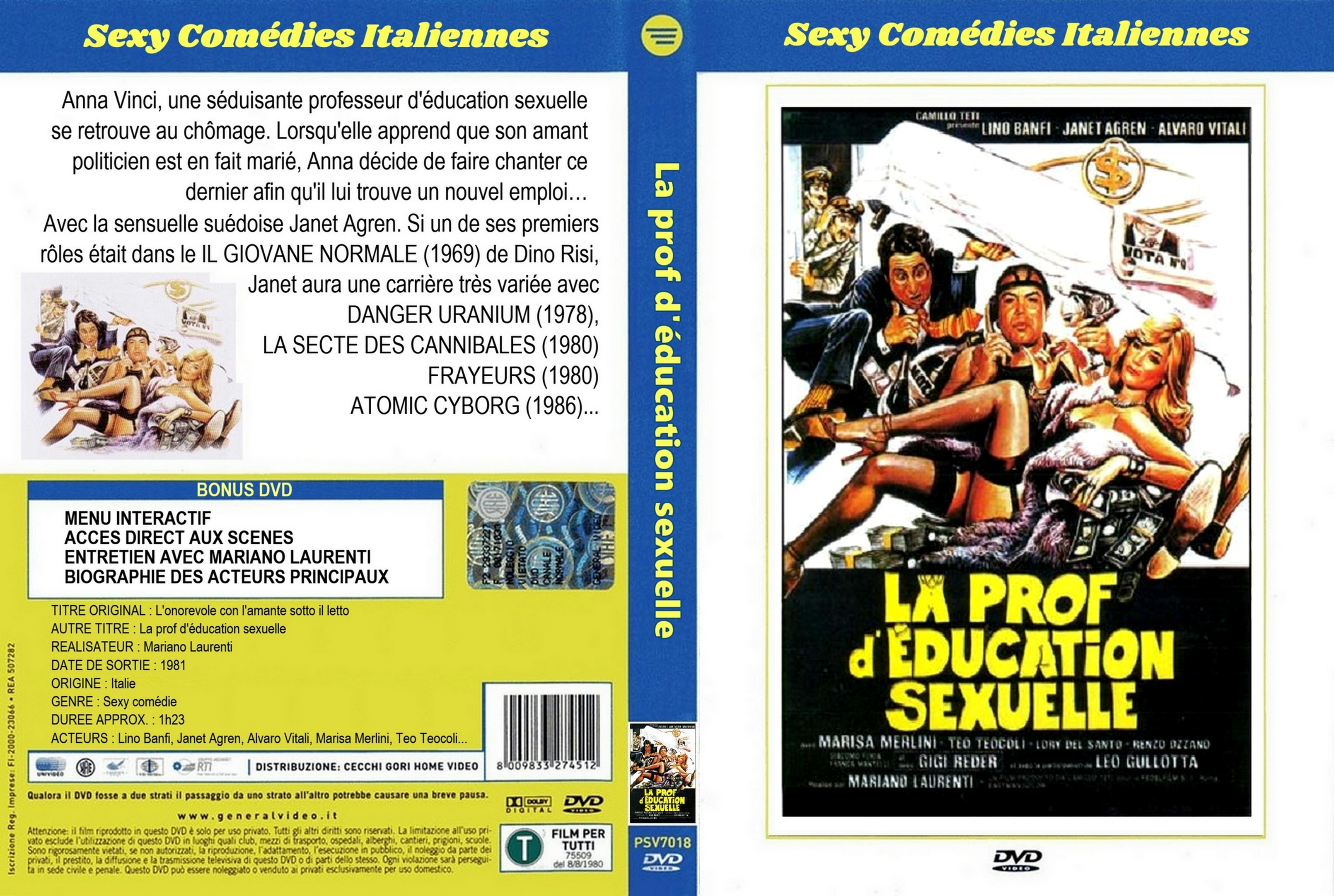 Jaquette DVD La prof d