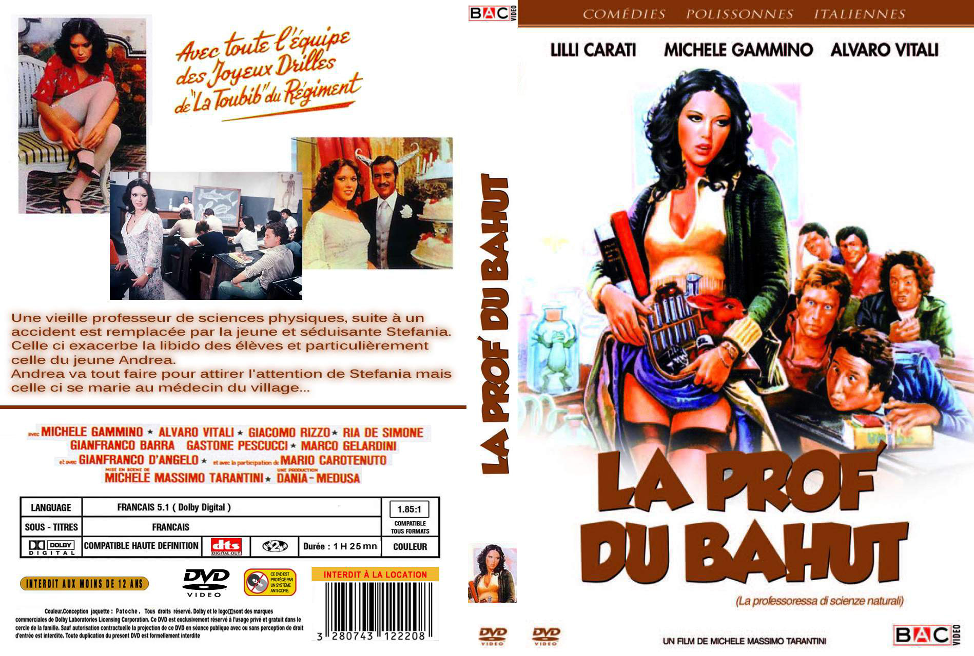 Jaquette DVD La prof du bahut custom