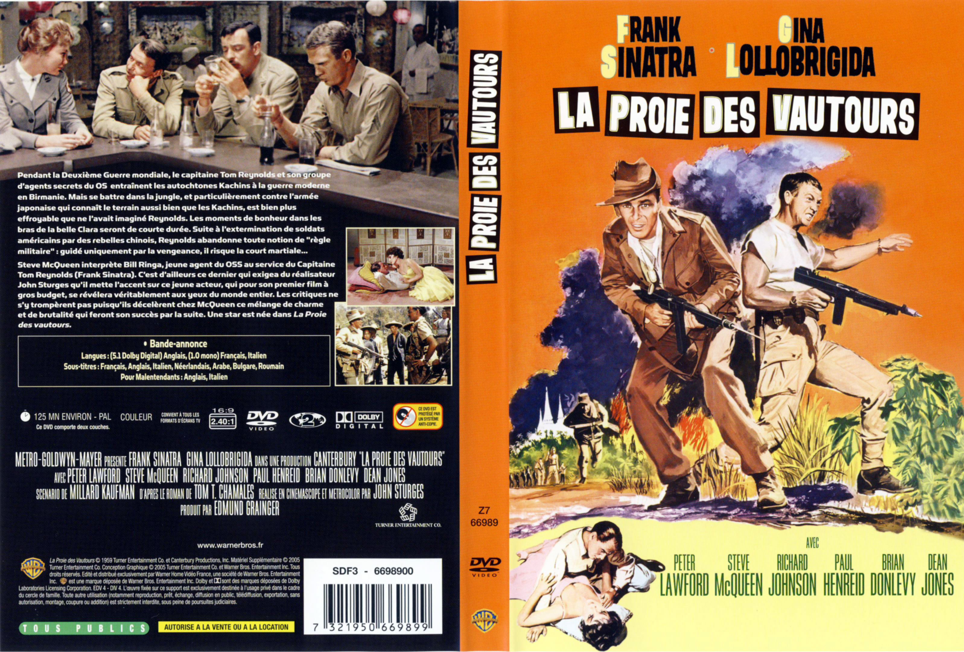 Jaquette DVD La proie des vautours