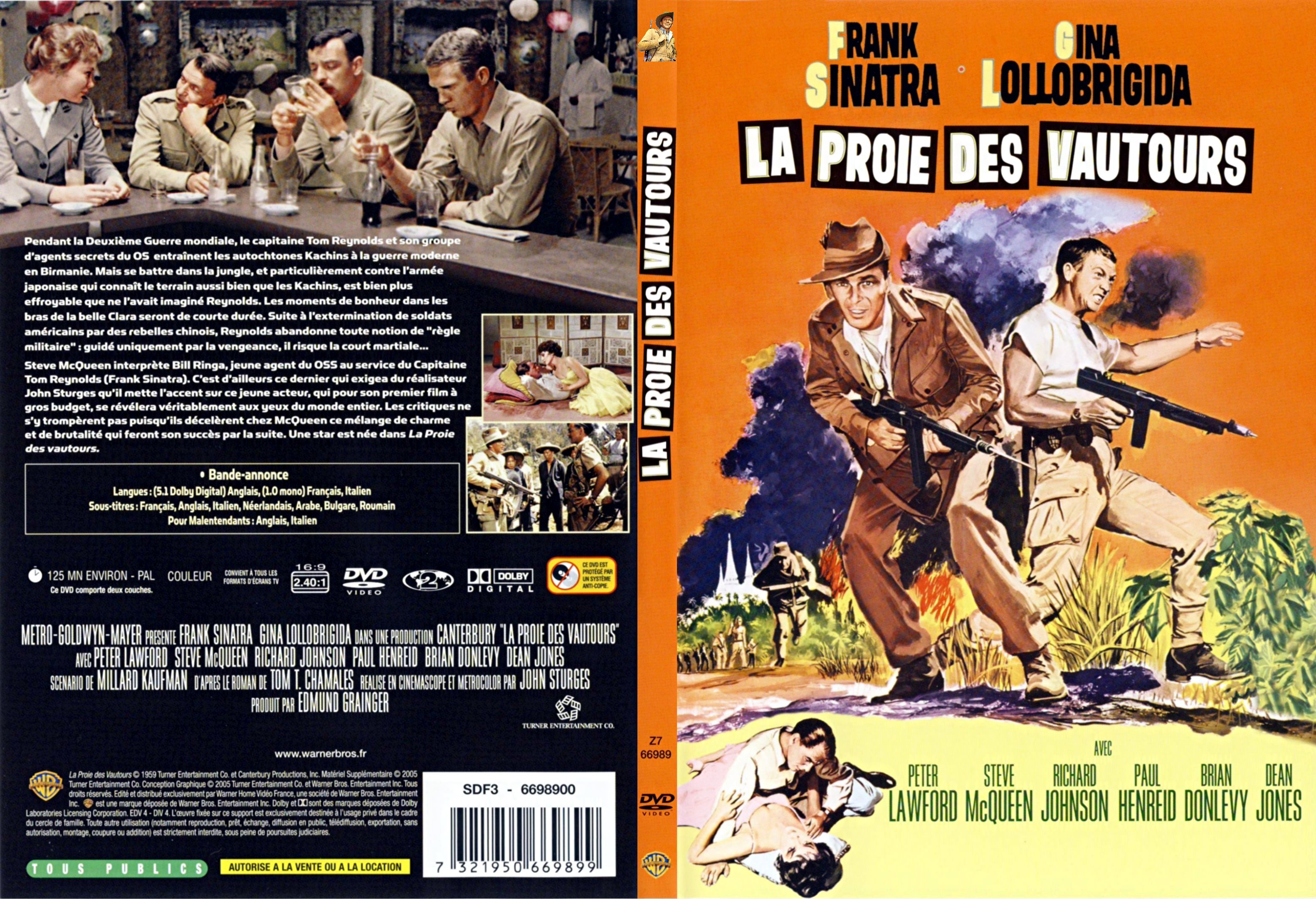 Jaquette DVD La proie des vautours - SLIM