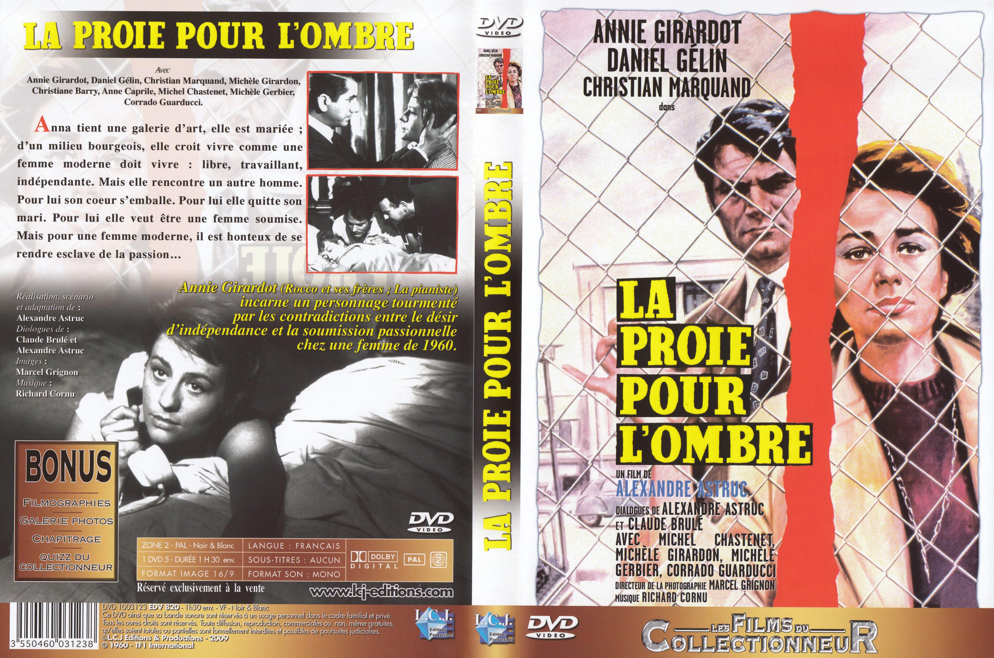 Jaquette DVD La proie pour l