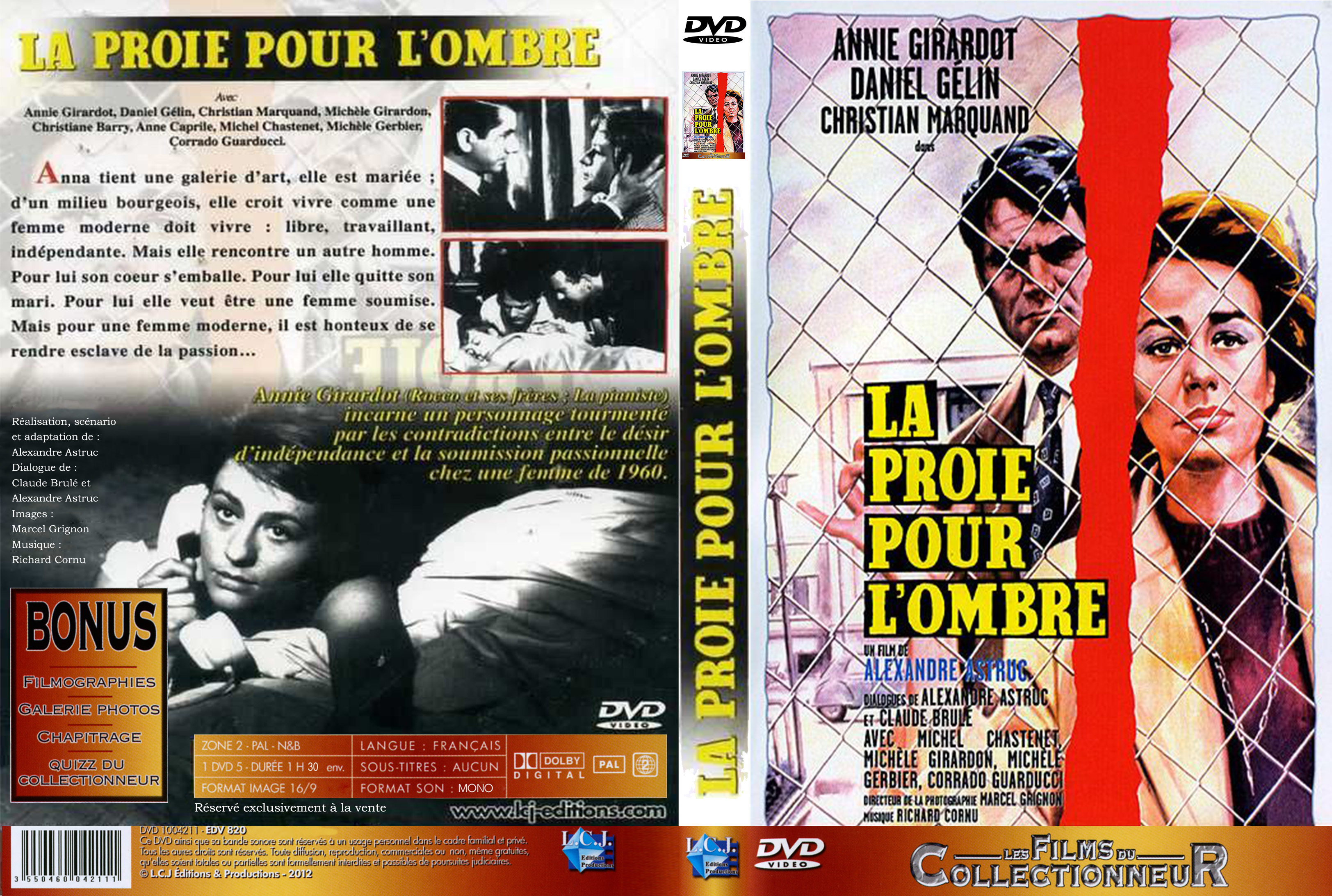 Jaquette DVD La proie pour l